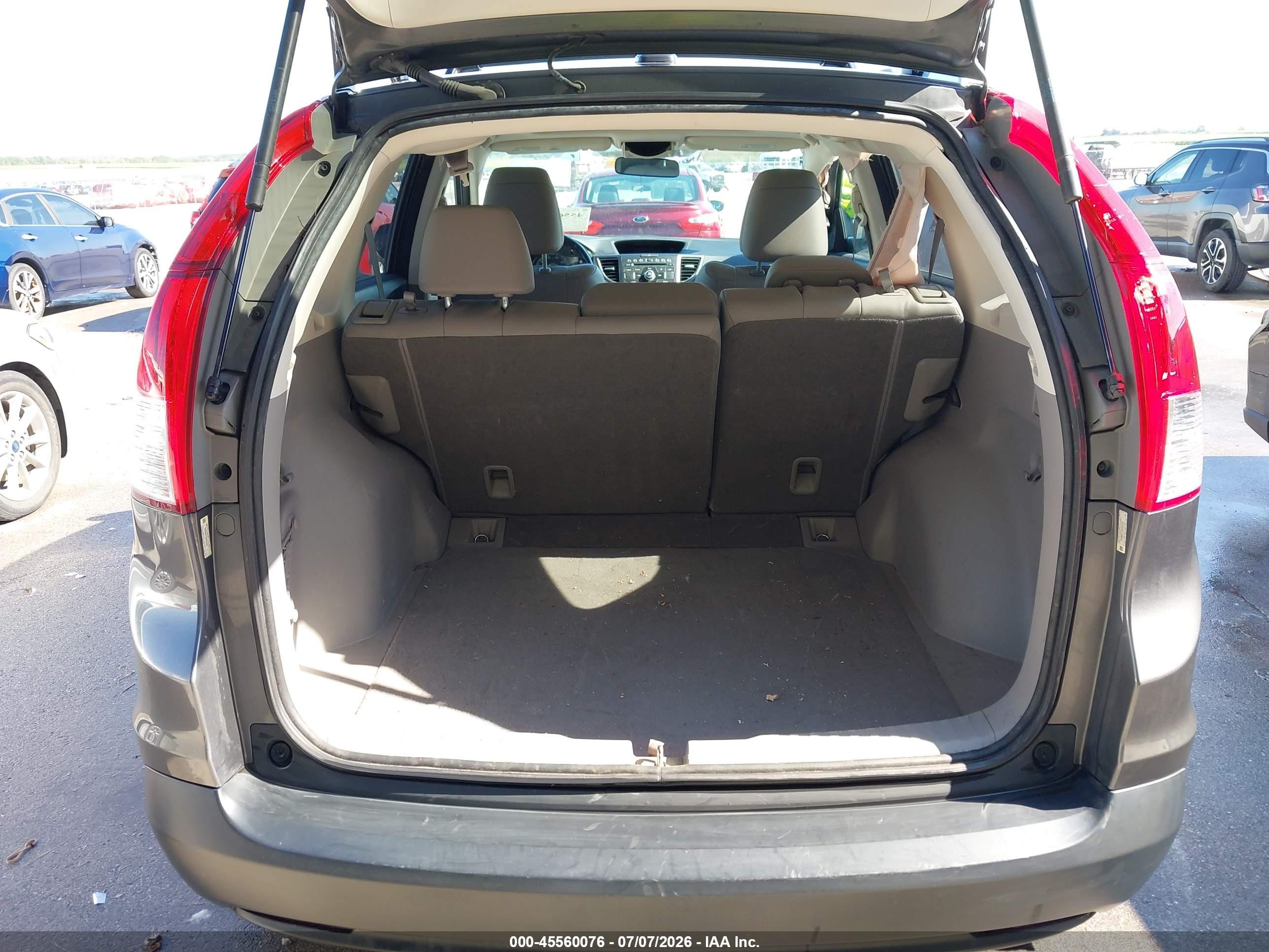 2013 Honda Cr-v Ex-l Серый vin: 2HKRM4H72DH694493