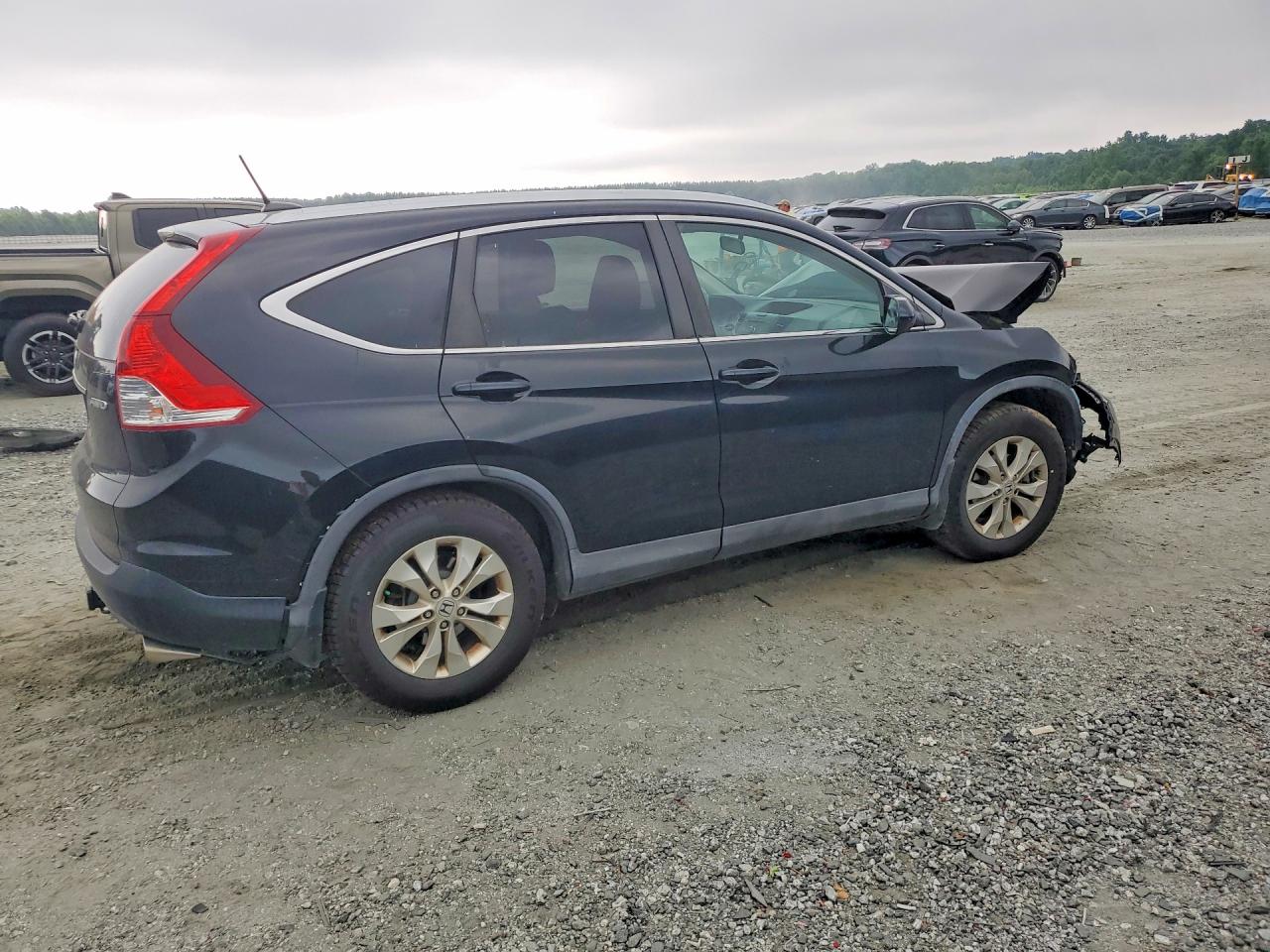 2014 Honda Cr-v Exl Black vin: 2HKRM4H72EH647479