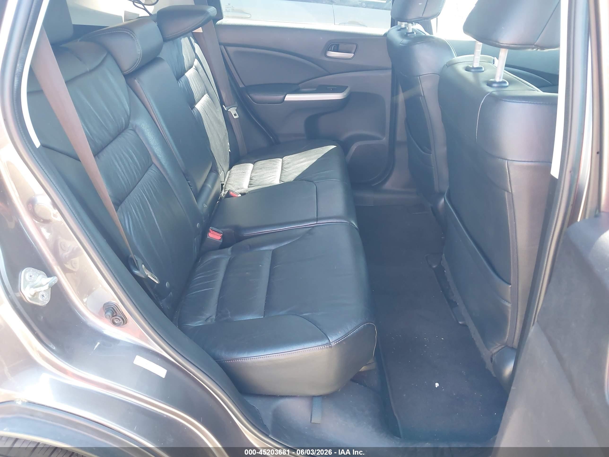 2014 Honda Cr-v Ex-l Brown vin: 2HKRM4H72EH651645