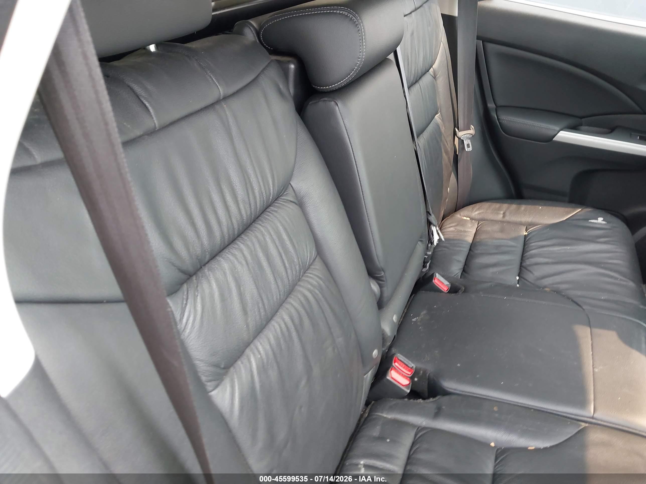 2014 Honda Cr-v Ex-l Brown vin: 2HKRM4H72EH673371