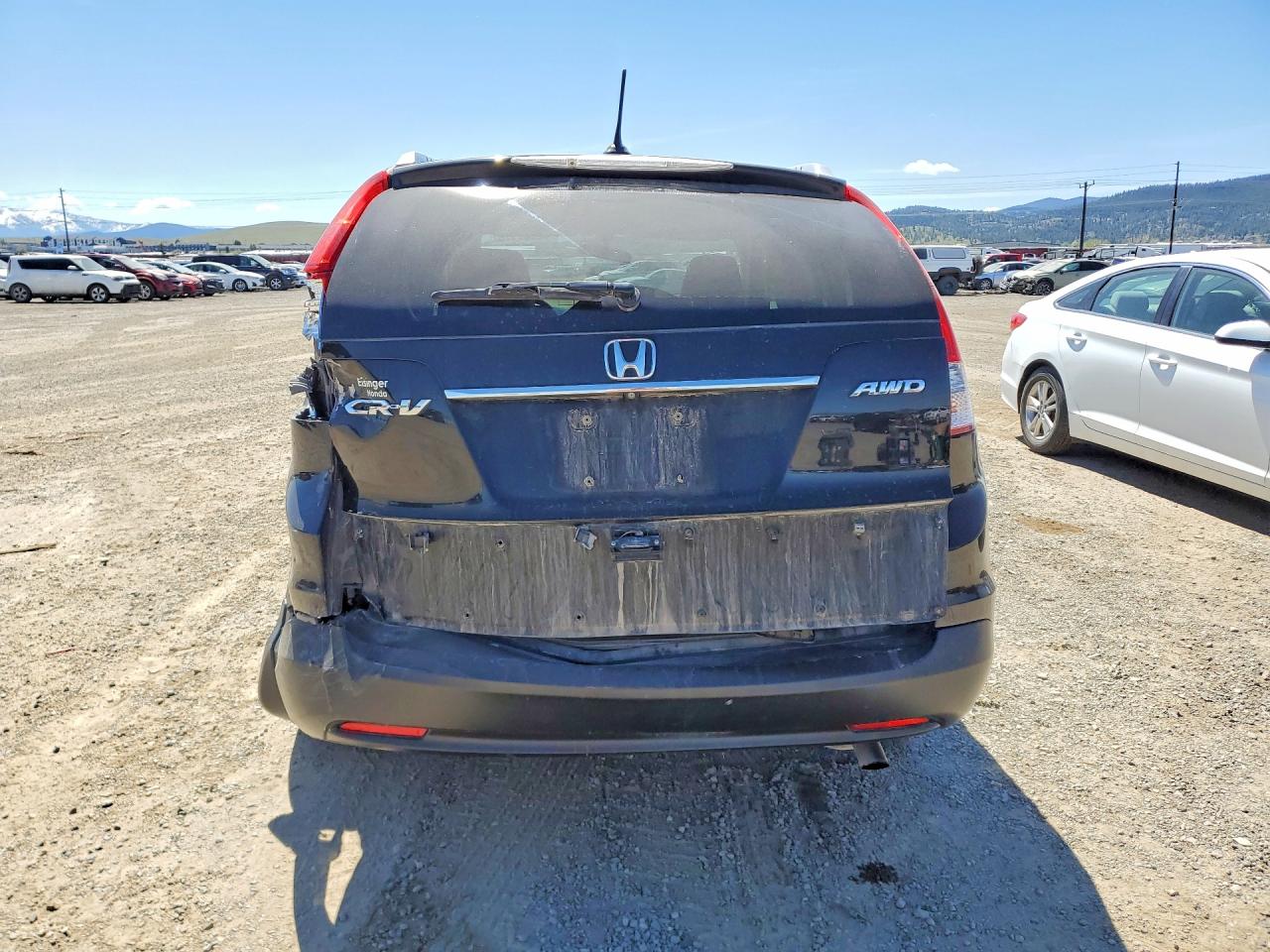 2014 Honda Cr-v Exl Black vin: 2HKRM4H72EH675685