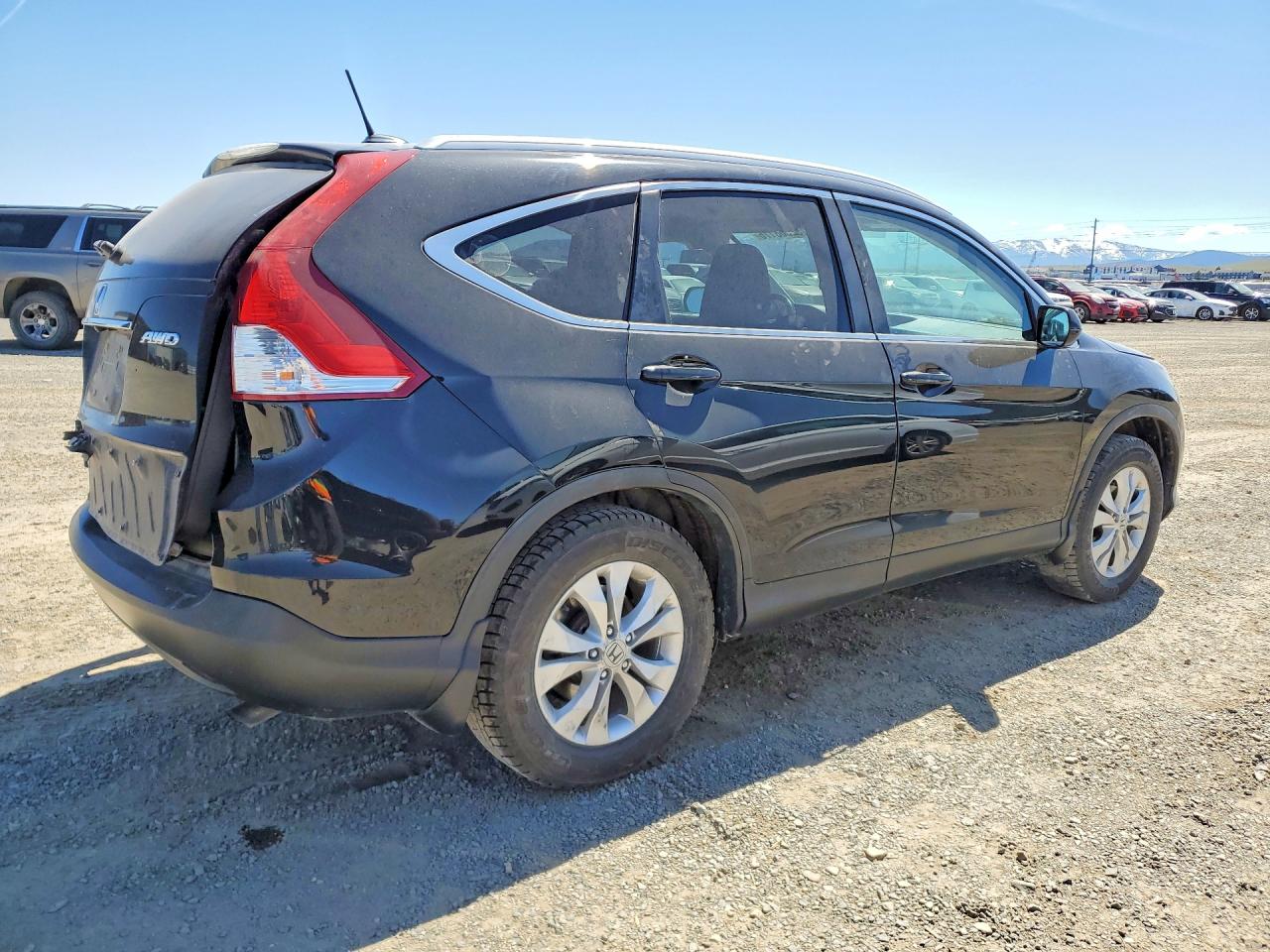 2014 Honda Cr-v Exl Black vin: 2HKRM4H72EH675685