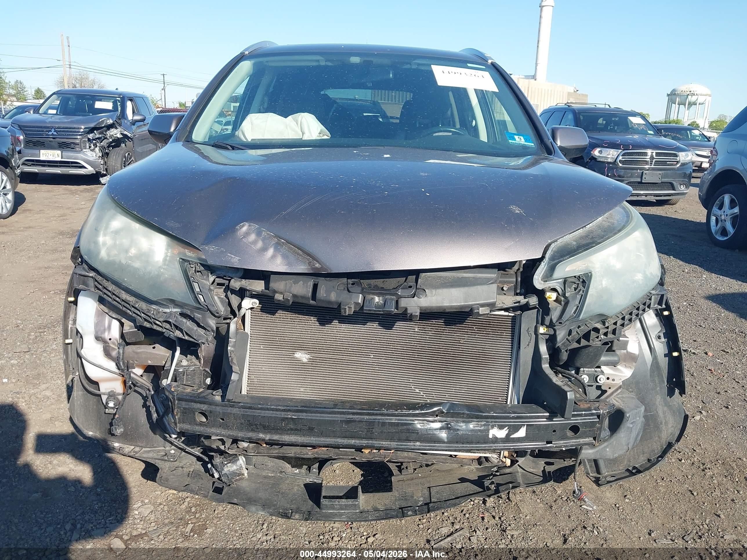 2014 Honda Cr-v Ex-l Gray vin: 2HKRM4H72EH677565
