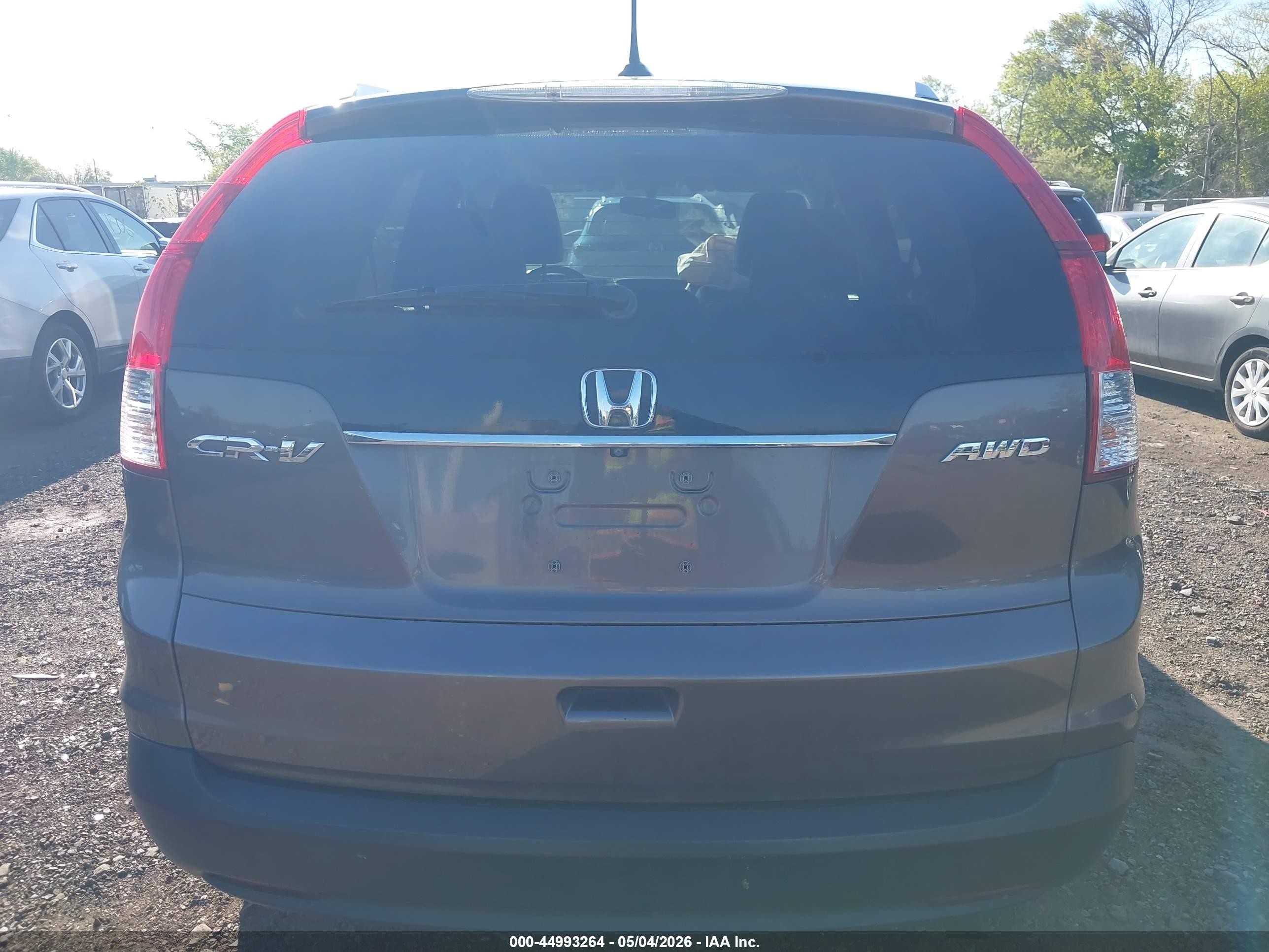 2014 Honda Cr-v Ex-l Gray vin: 2HKRM4H72EH677565