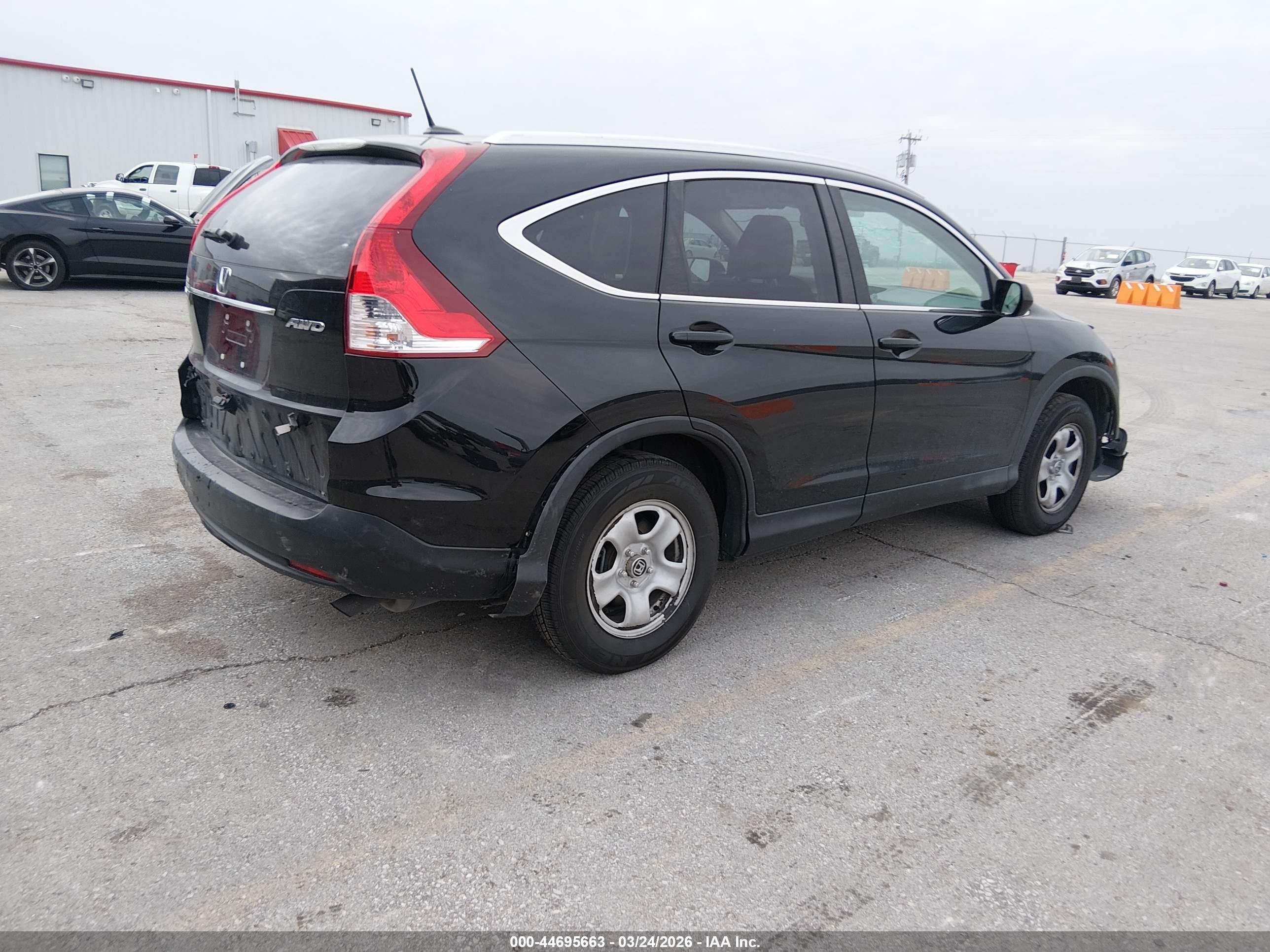2014 Honda Cr-v Ex-l Black vin: 2HKRM4H72EH709785