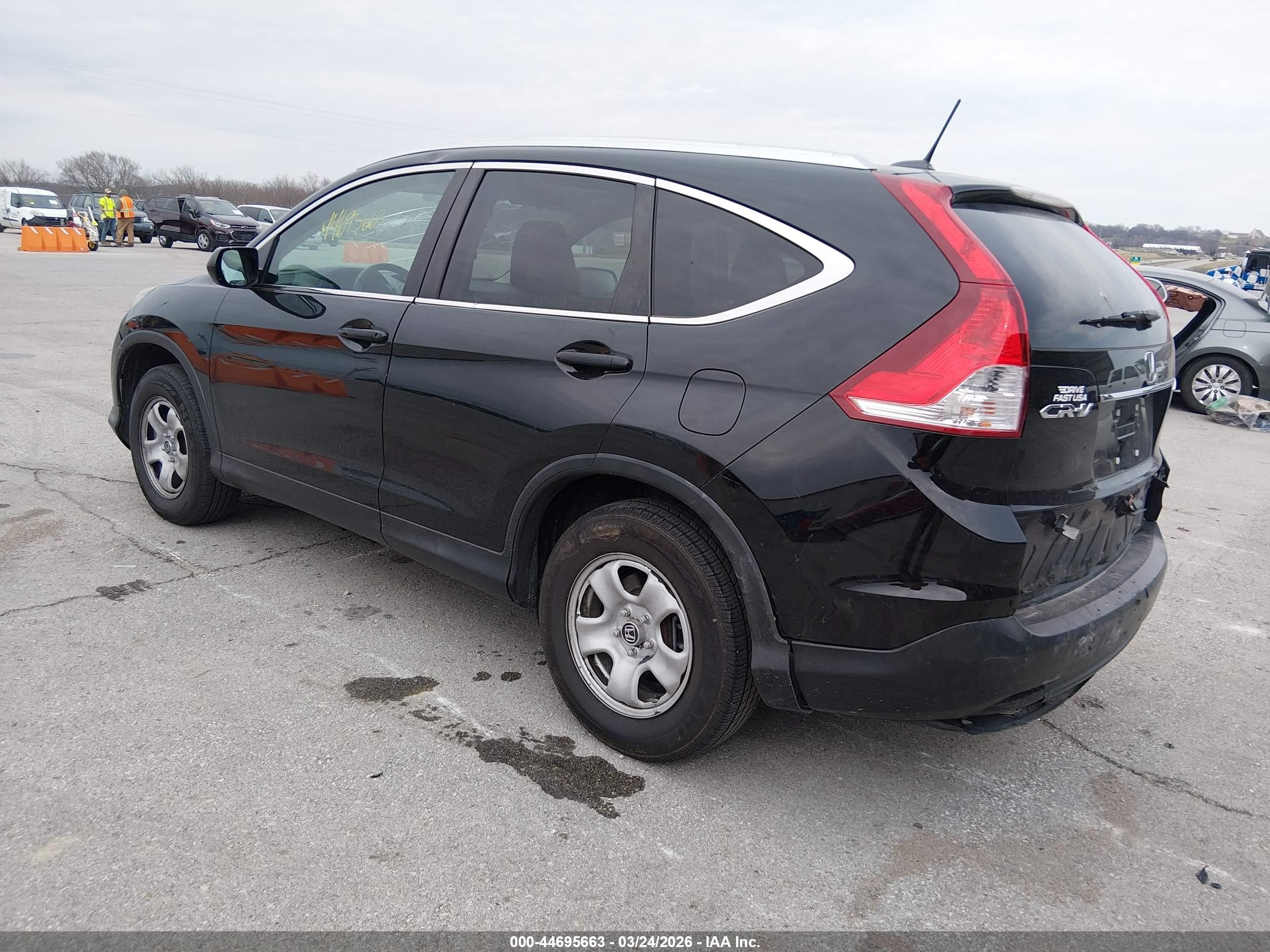 2014 Honda Cr-v Ex-l Black vin: 2HKRM4H72EH709785