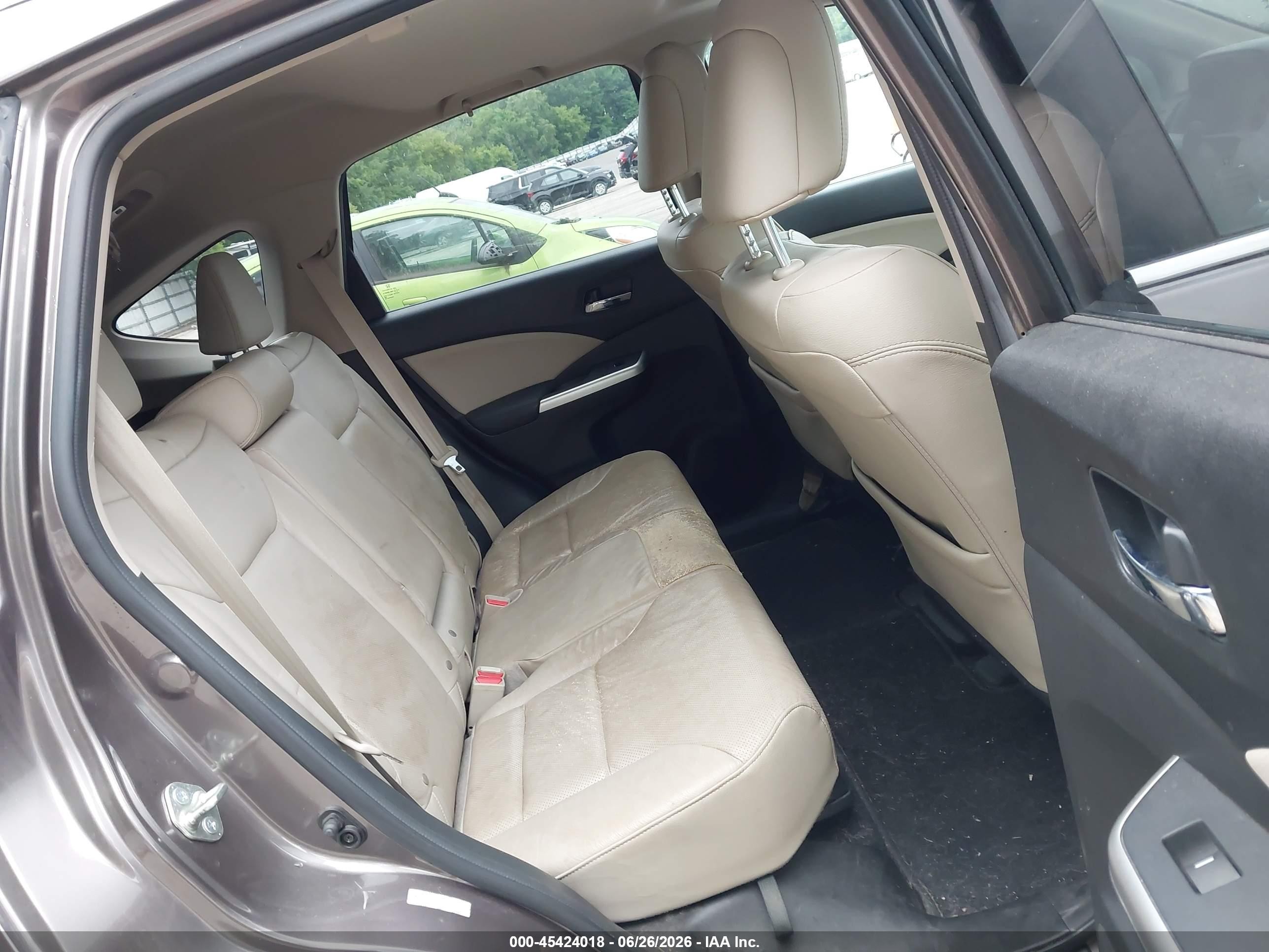 2015 Honda Cr-v Ex-l Gray vin: 2HKRM4H72FH603676