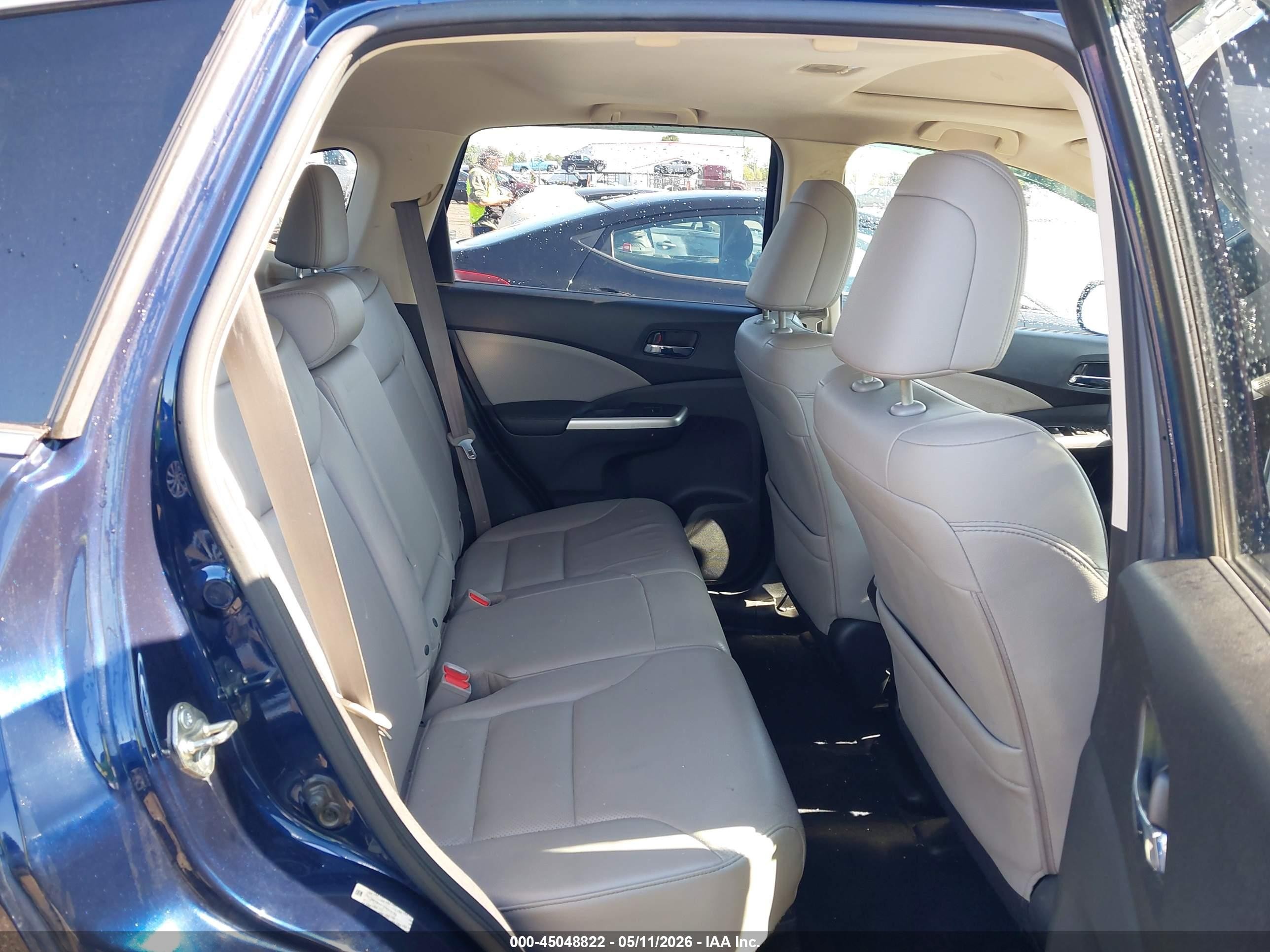 2015 Honda Cr-v Ex-l Dark Blue vin: 2HKRM4H72FH608280