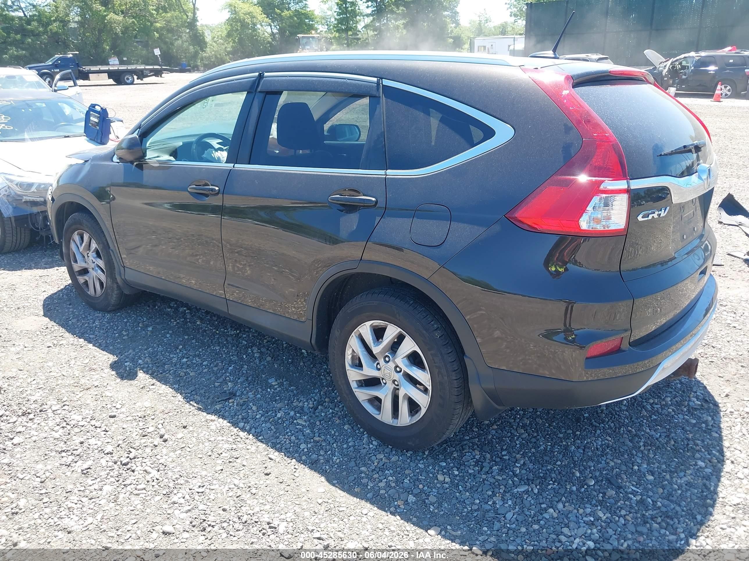 2015 Honda Cr-v Ex-l Brown vin: 2HKRM4H72FH624267