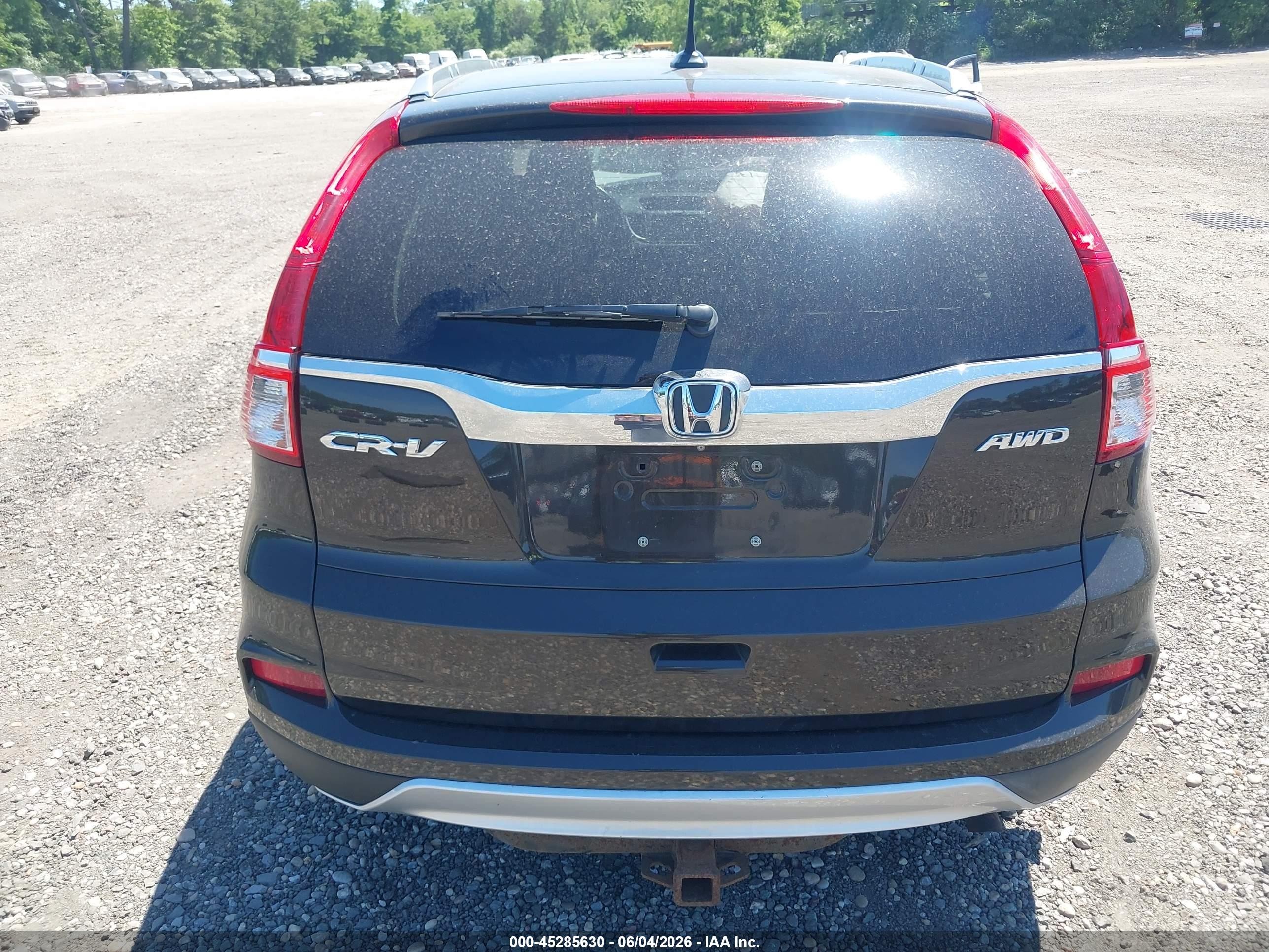 2015 Honda Cr-v Ex-l Brown vin: 2HKRM4H72FH624267