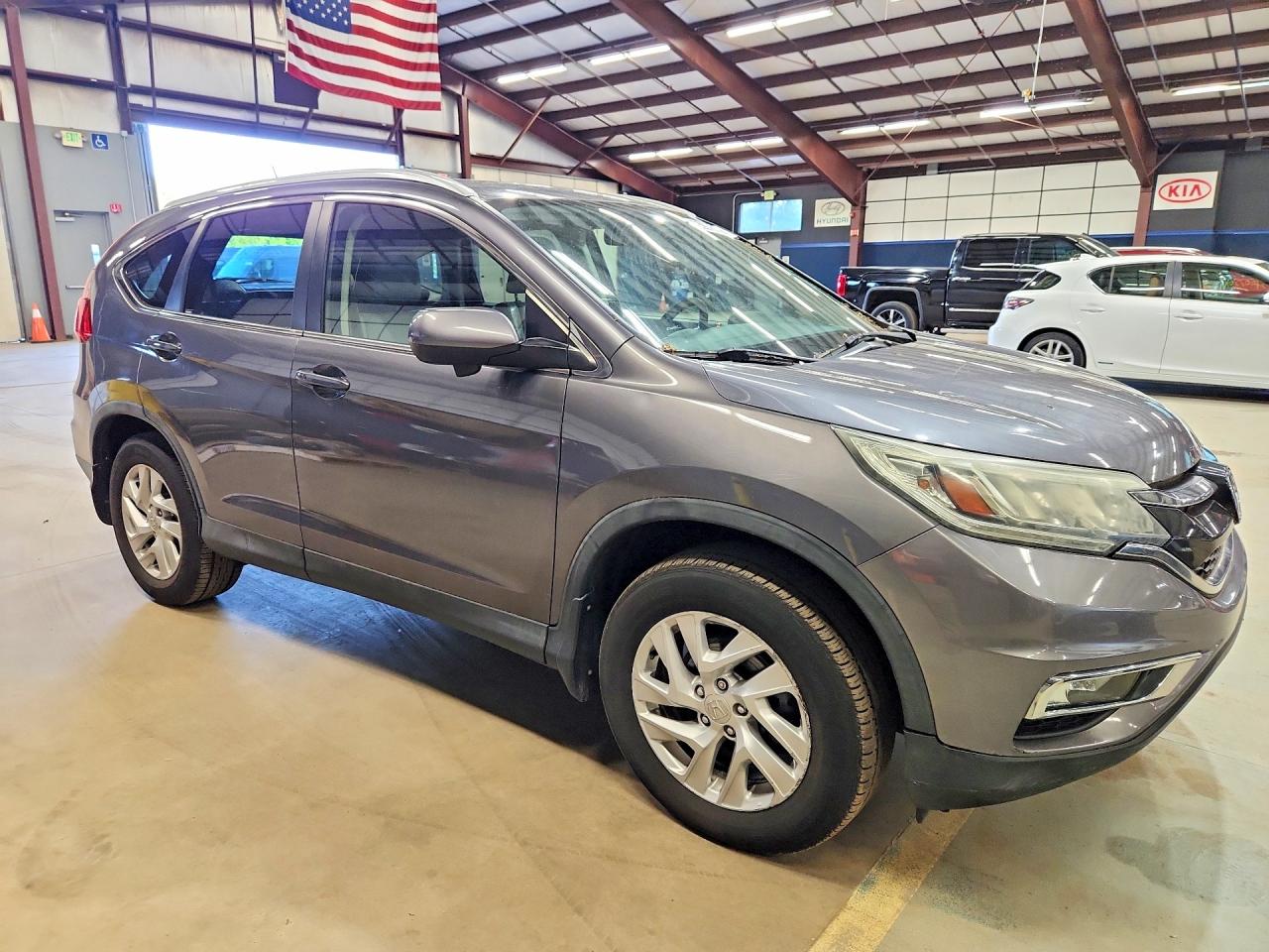 2015 Honda Cr-v Exl Серый vin: 2HKRM4H72FH643076