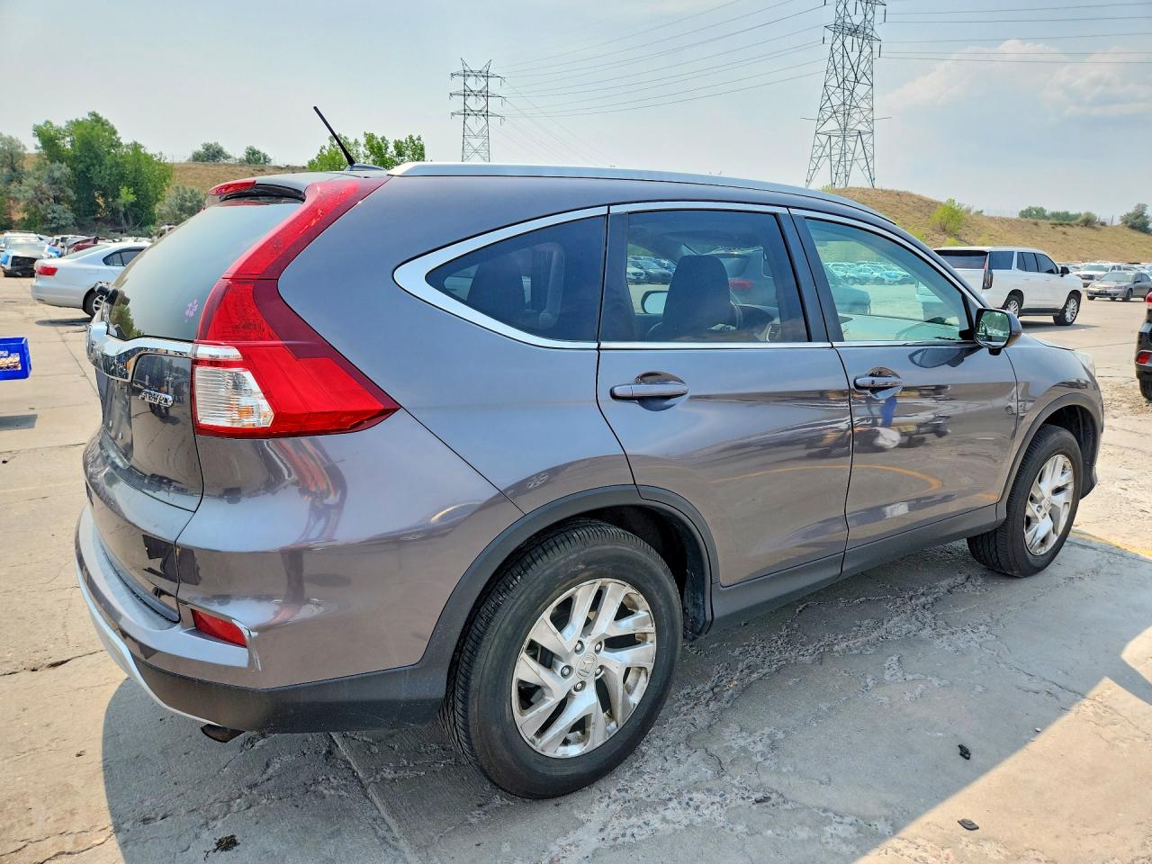 2015 Honda Cr-v Exl Charcoal vin: 2HKRM4H72FH647273