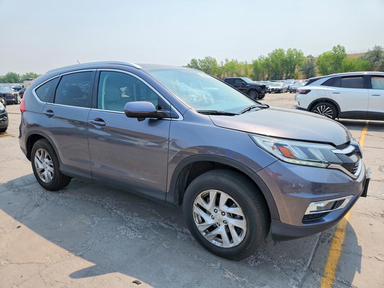 2015 Honda Cr-v Exl Charcoal vin: 2HKRM4H72FH647273