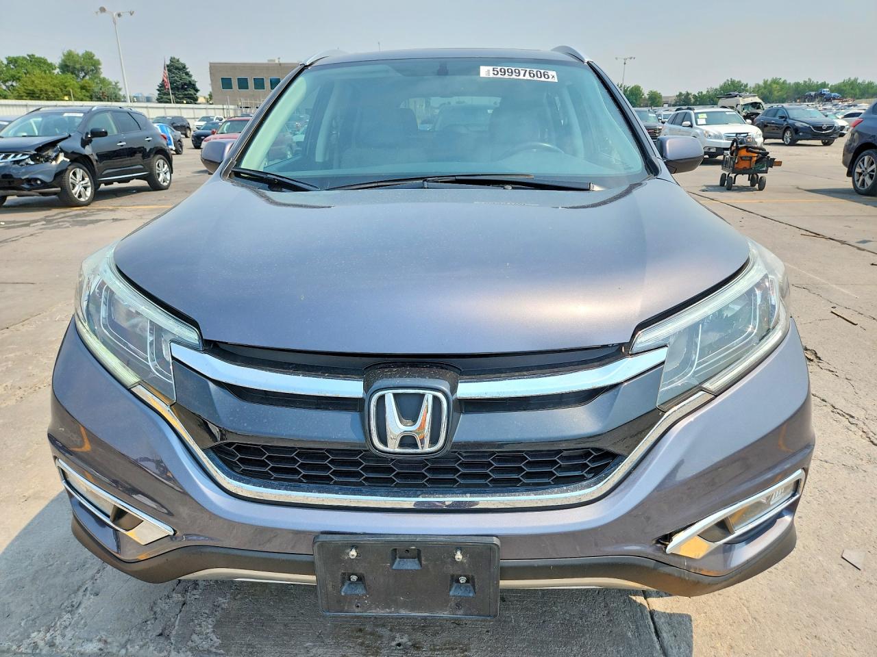 2015 Honda Cr-v Exl Charcoal vin: 2HKRM4H72FH647273