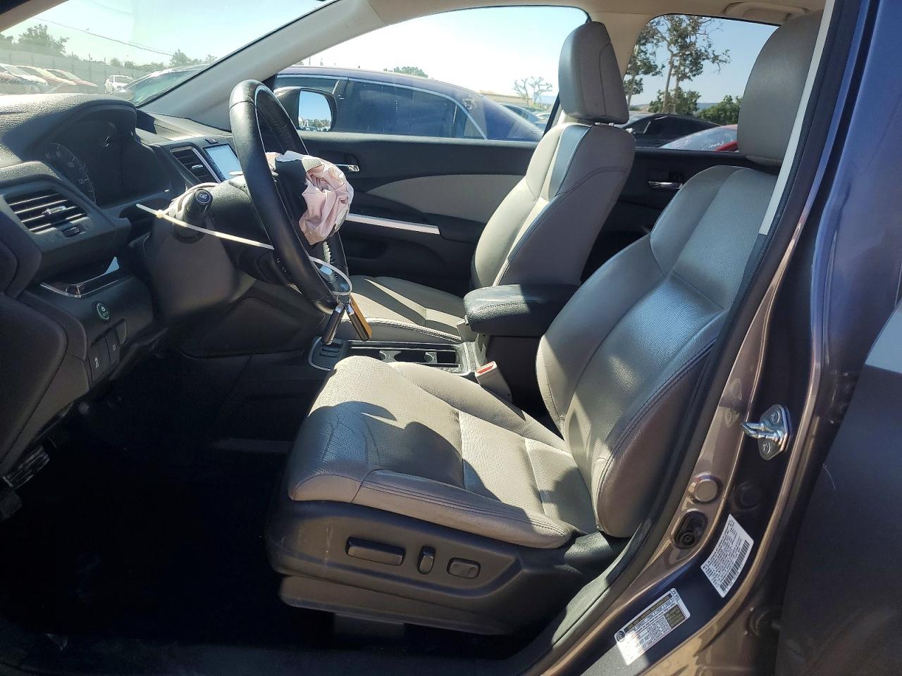 2015 Honda Cr-v Exl Gray vin: 2HKRM4H72FH651291