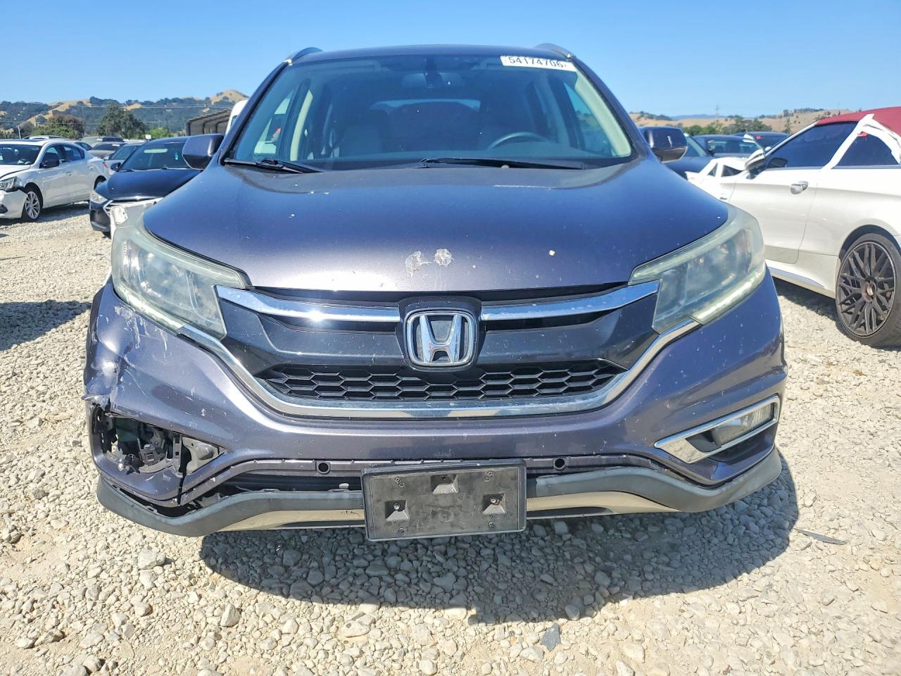2015 Honda Cr-v Exl Gray vin: 2HKRM4H72FH651291