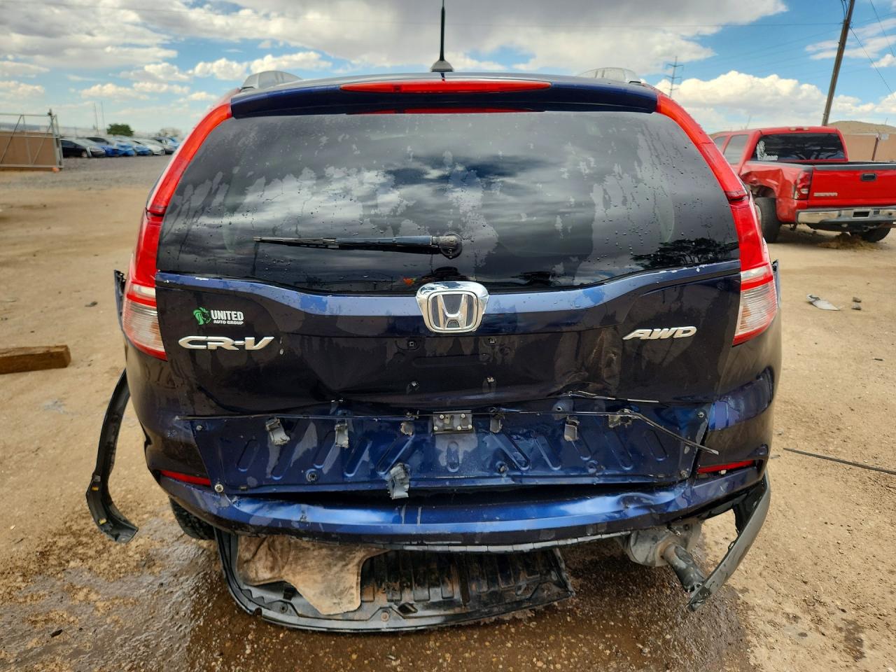 2015 Honda Cr-v Exl Blue vin: 2HKRM4H72FH653168