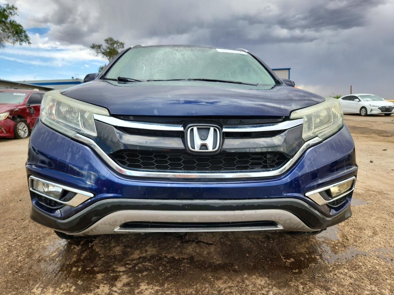 2015 Honda Cr-v Exl Blue vin: 2HKRM4H72FH653168