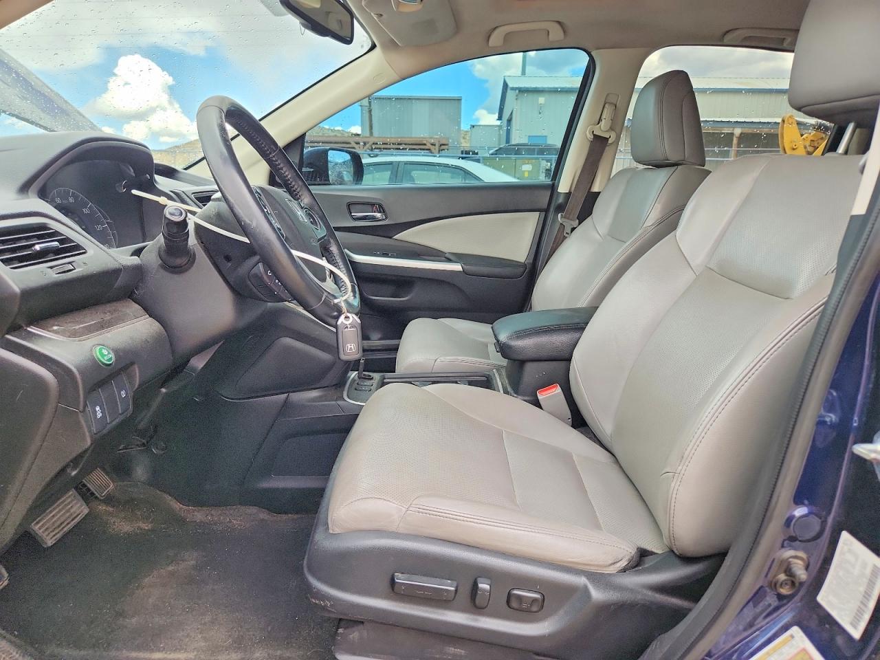 2015 Honda Cr-v Exl Blue vin: 2HKRM4H72FH653168