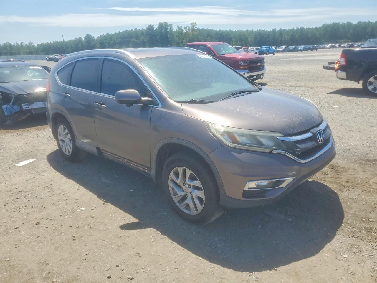 2015 Honda Cr-v Exl Gray vin: 2HKRM4H72FH665305