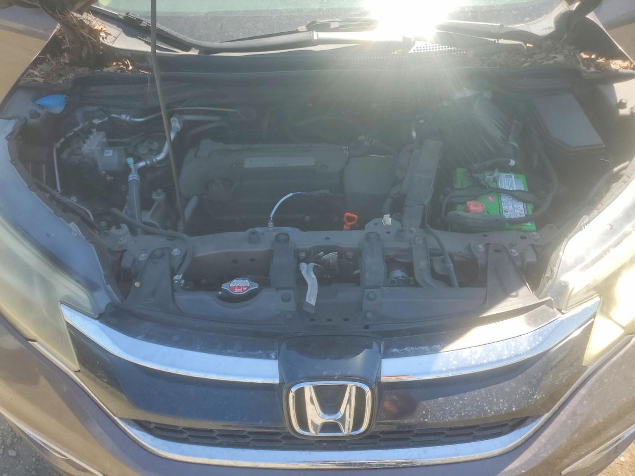 2015 Honda Cr-v Exl Gray vin: 2HKRM4H72FH665305