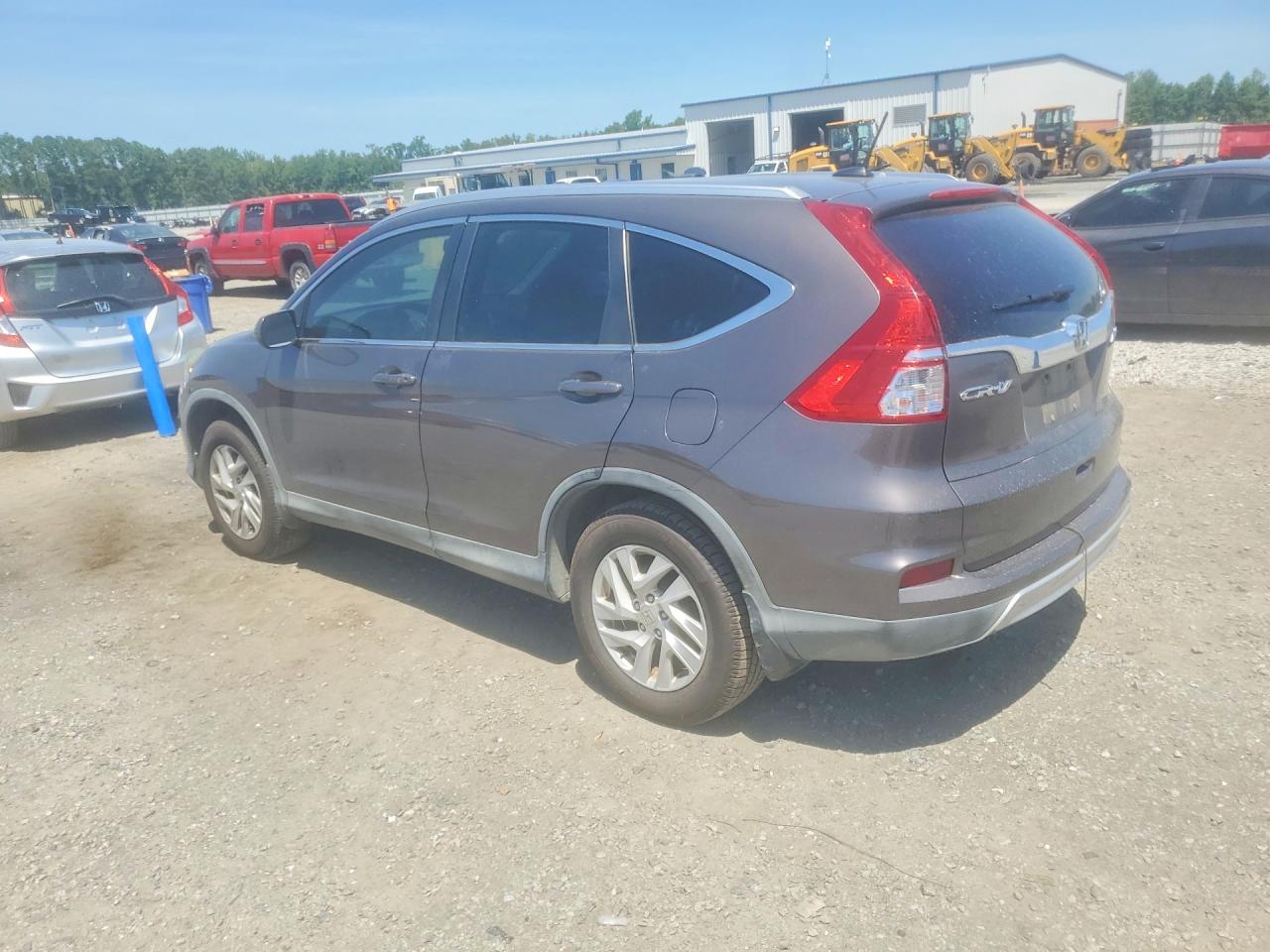 2015 Honda Cr-v Exl Gray vin: 2HKRM4H72FH665305