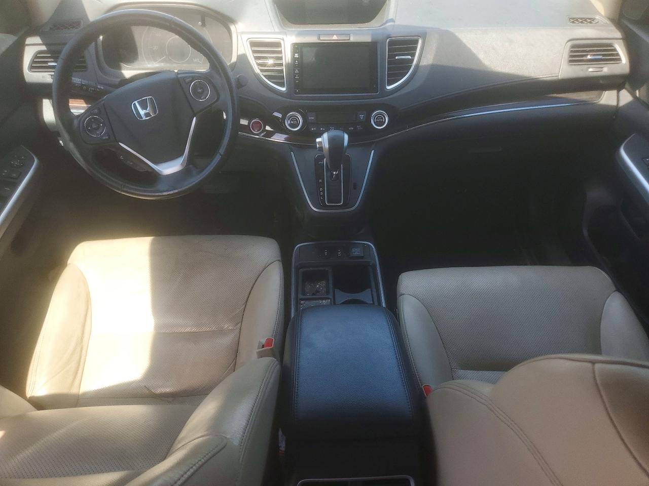 2015 Honda Cr-v Exl Gray vin: 2HKRM4H72FH665305
