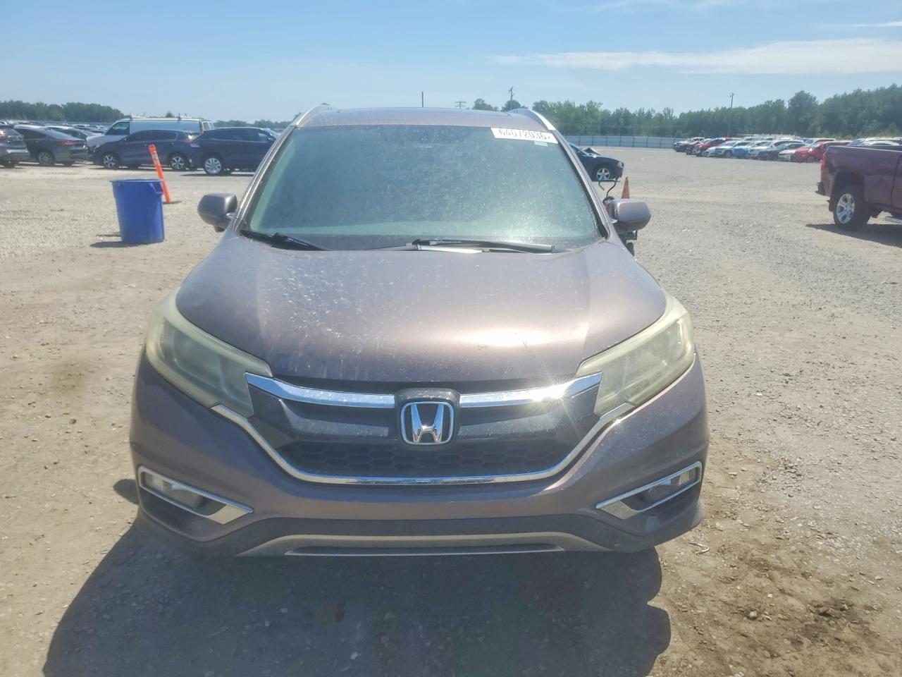 2015 Honda Cr-v Exl Gray vin: 2HKRM4H72FH665305
