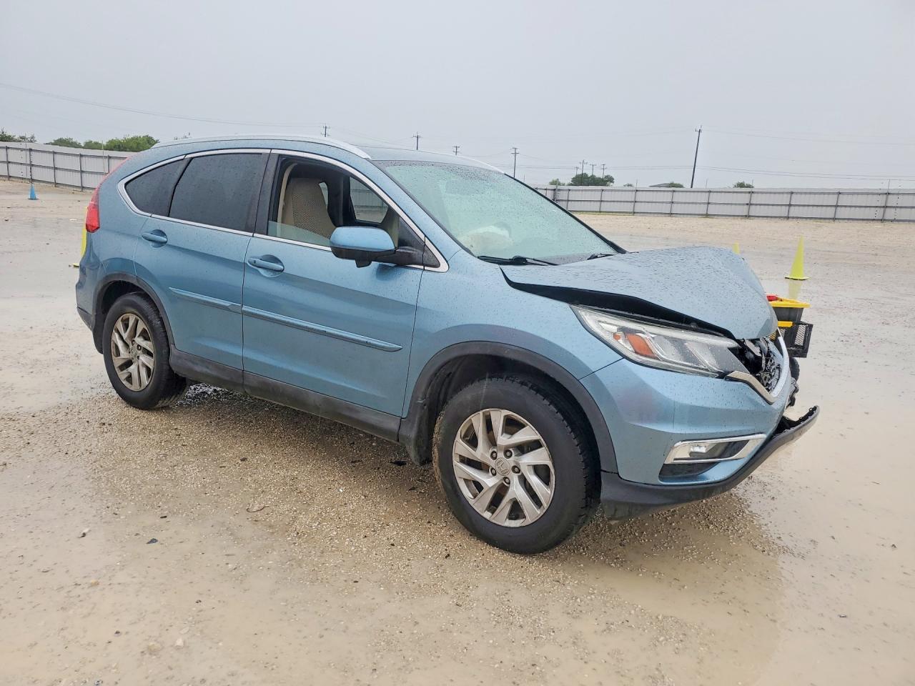2015 Honda Cr-v Exl Blue vin: 2HKRM4H72FH670391
