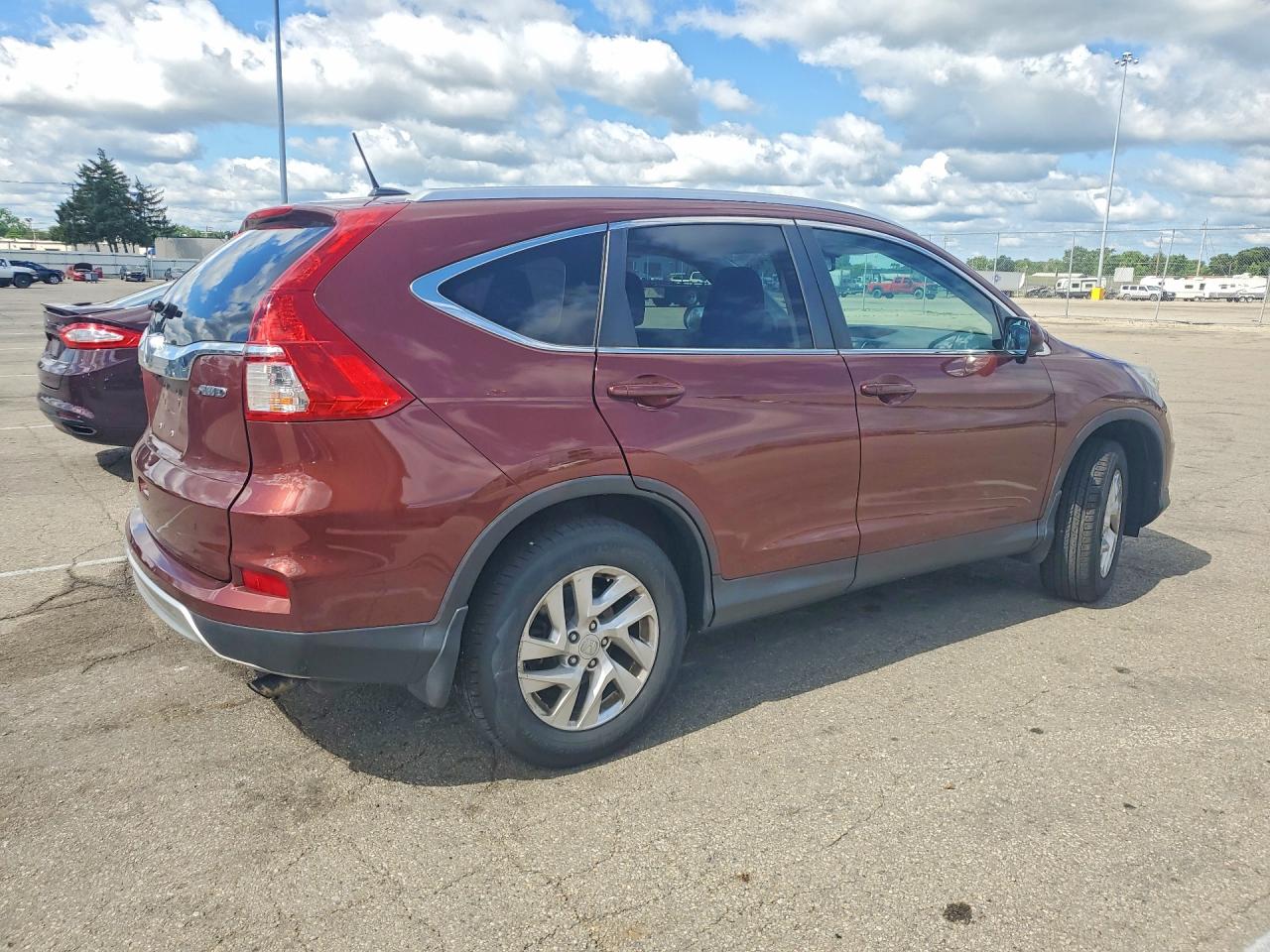 2015 Honda Cr-v Exl Brown vin: 2HKRM4H72FH674988