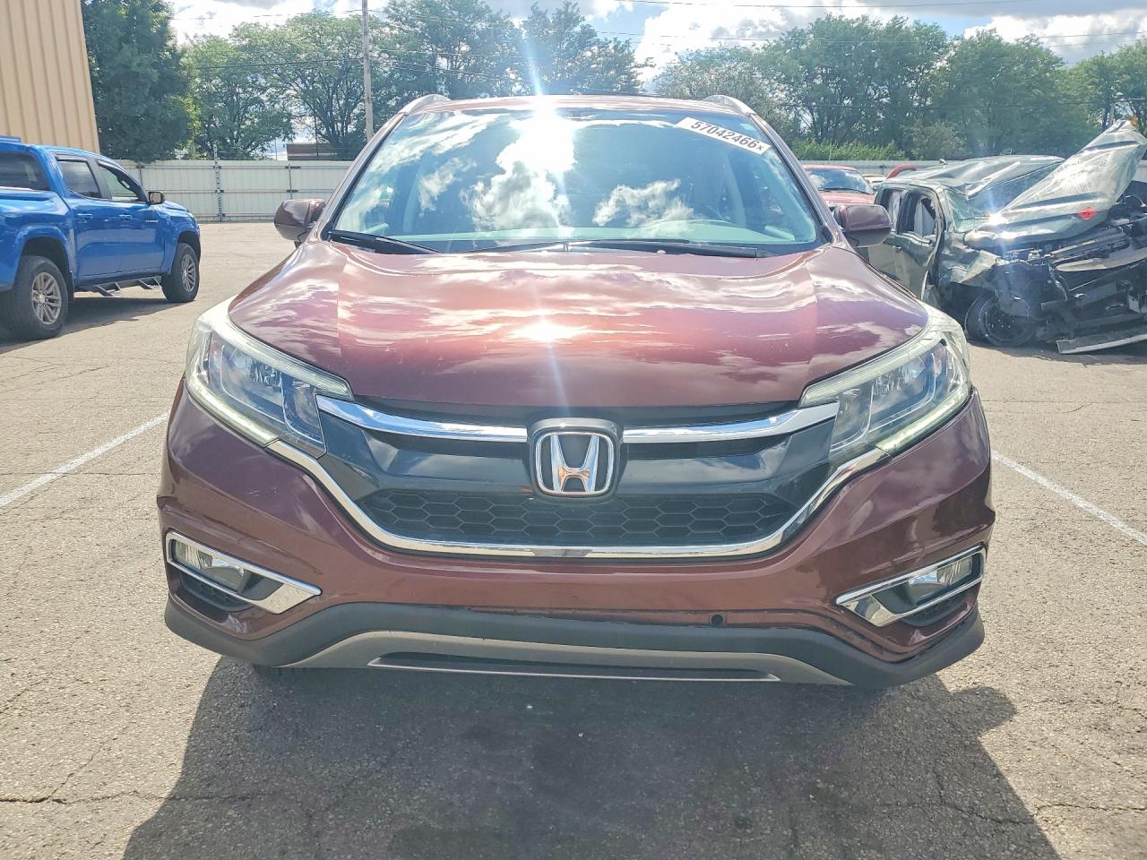 2015 Honda Cr-v Exl Brown vin: 2HKRM4H72FH674988