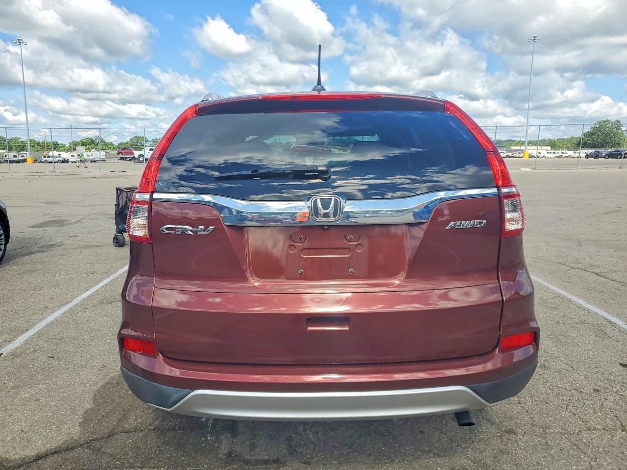 2015 Honda Cr-v Exl Brown vin: 2HKRM4H72FH674988