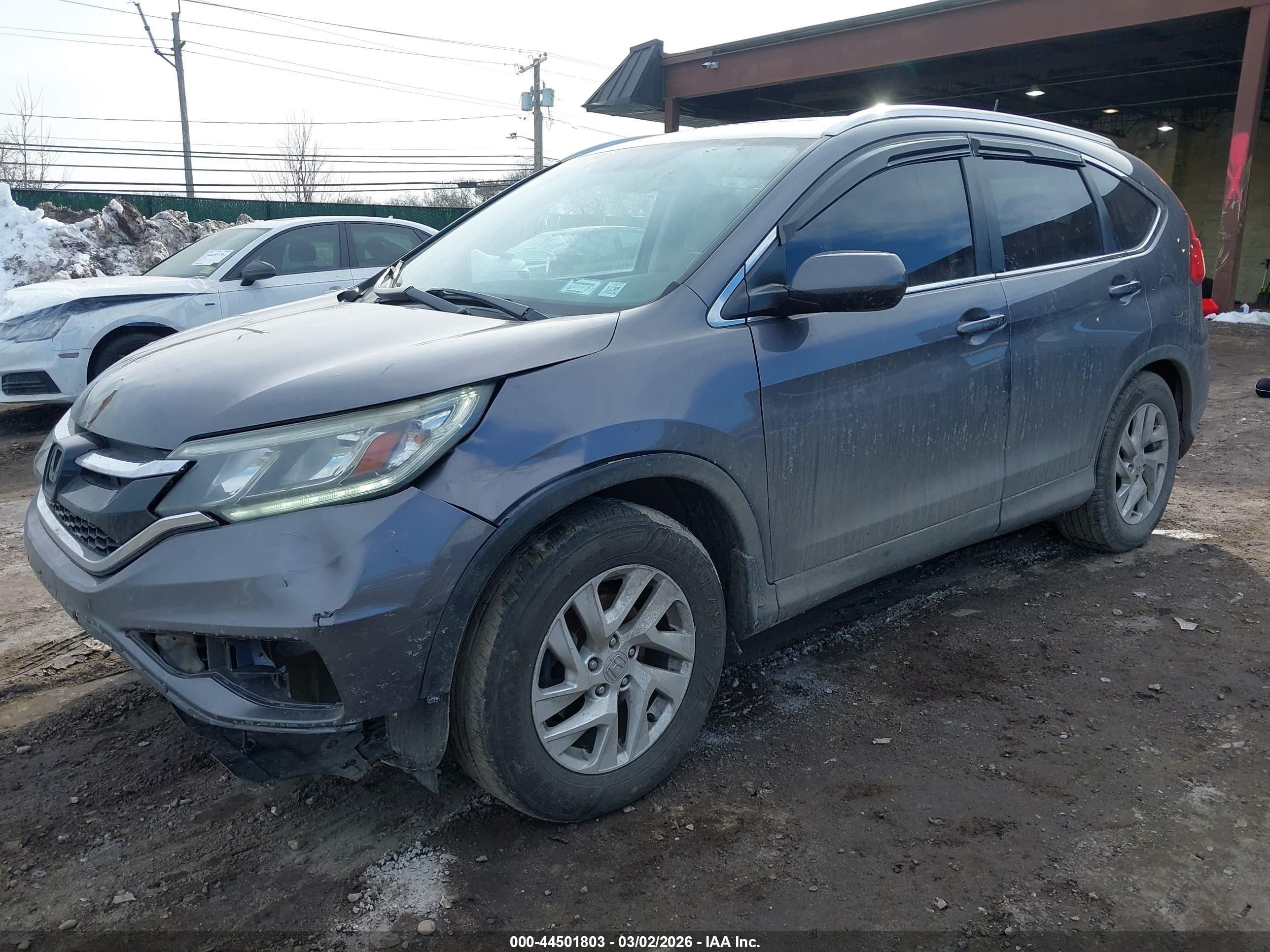 2015 Honda Cr-v Ex-l Серый vin: 2HKRM4H72FH686980