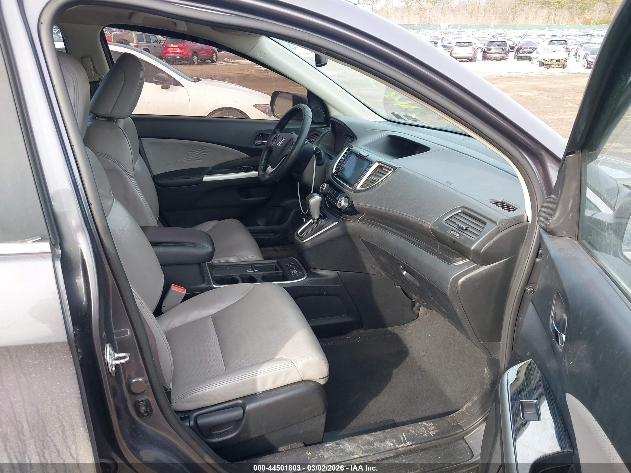 2015 Honda Cr-v Ex-l Серый vin: 2HKRM4H72FH686980