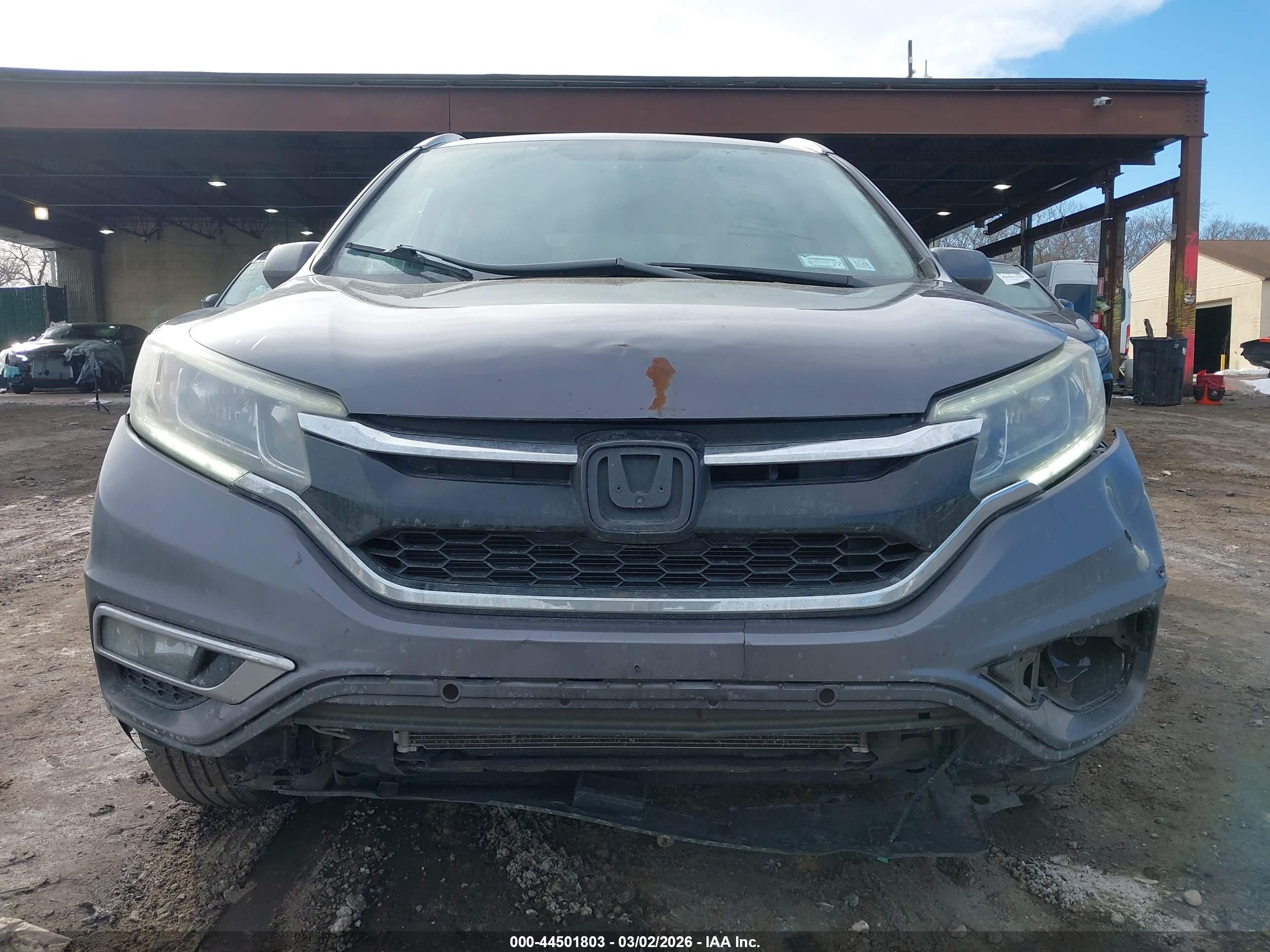 2015 Honda Cr-v Ex-l Серый vin: 2HKRM4H72FH686980