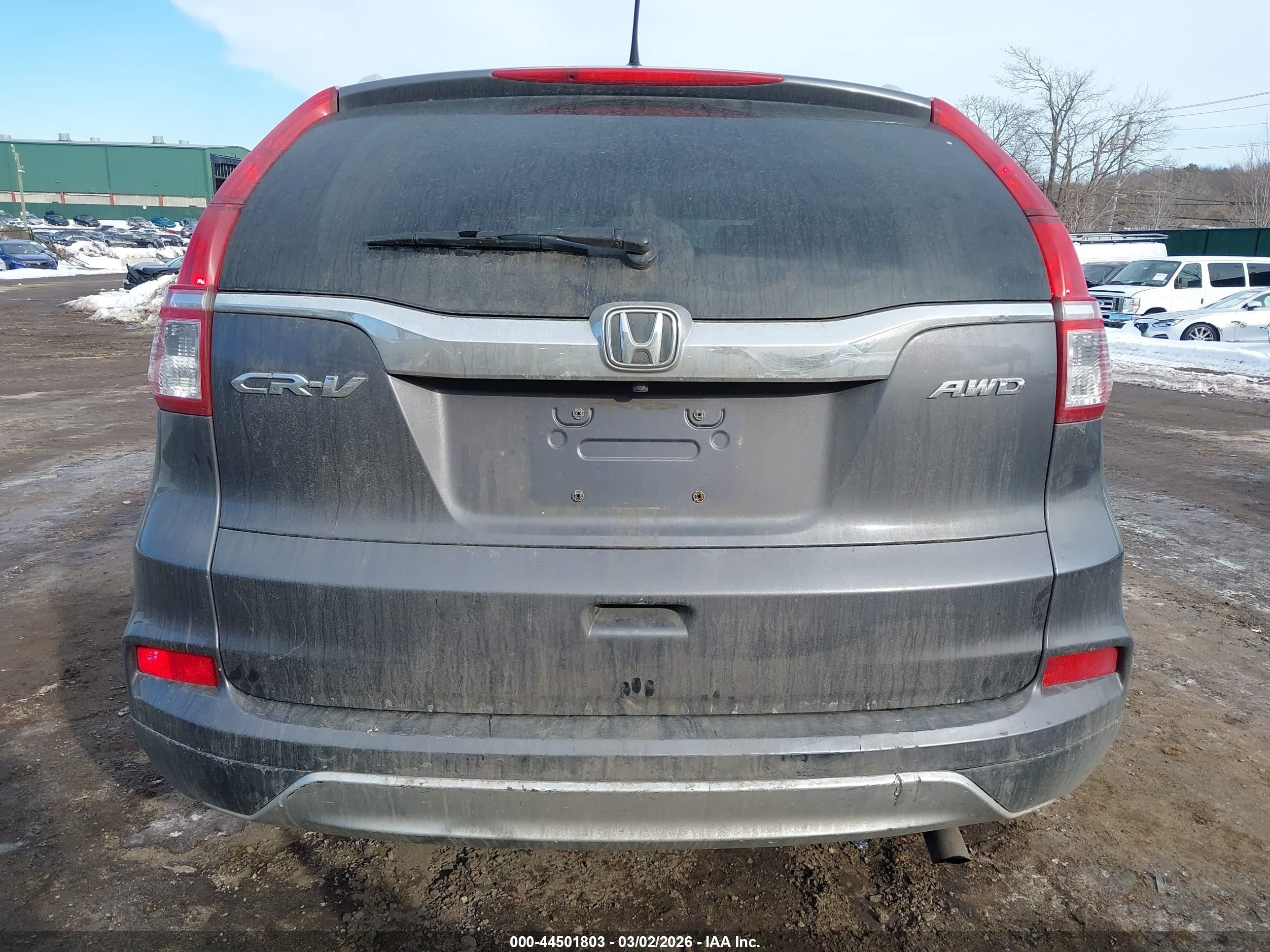 2015 Honda Cr-v Ex-l Серый vin: 2HKRM4H72FH686980
