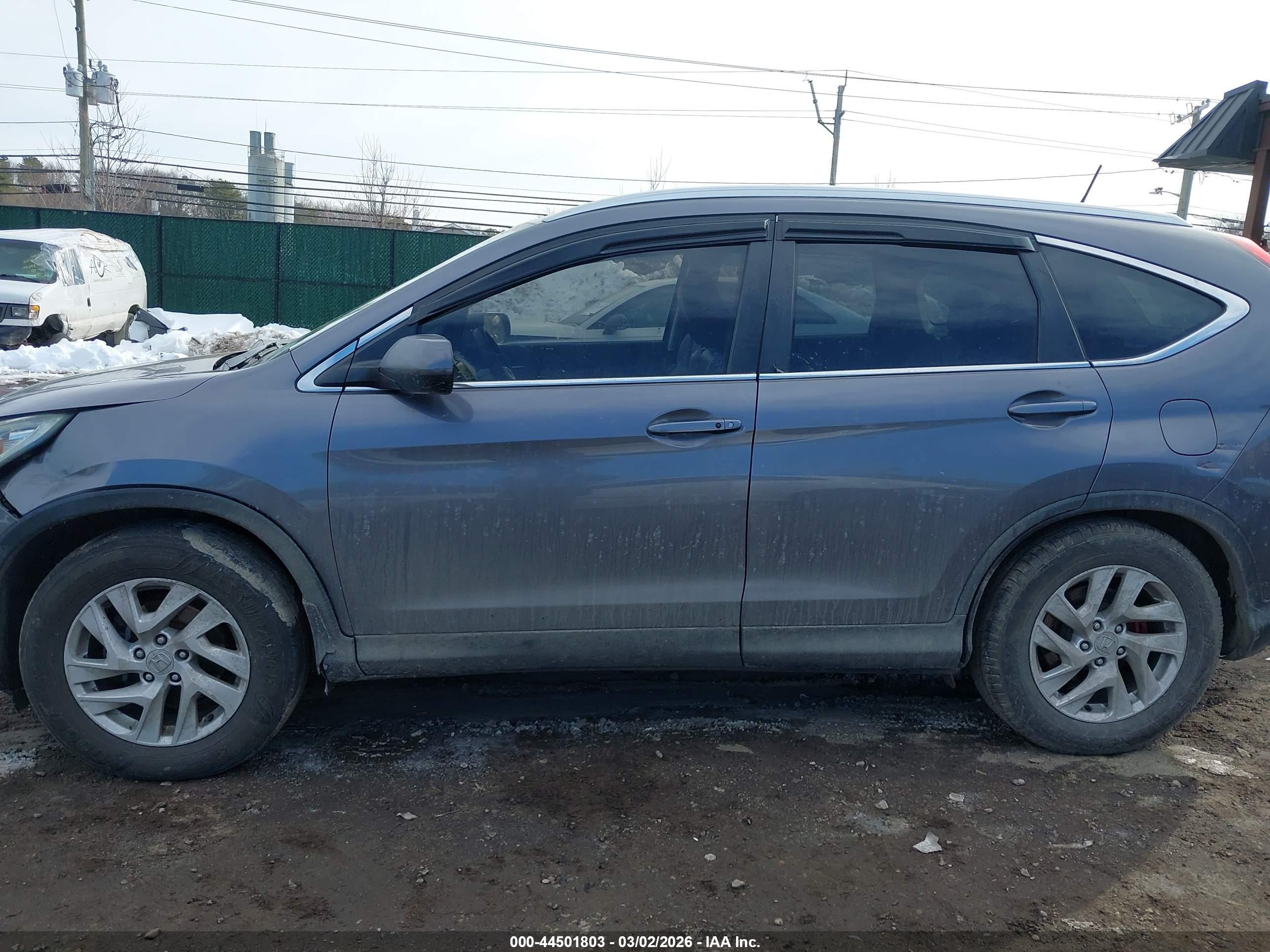 2015 Honda Cr-v Ex-l Серый vin: 2HKRM4H72FH686980
