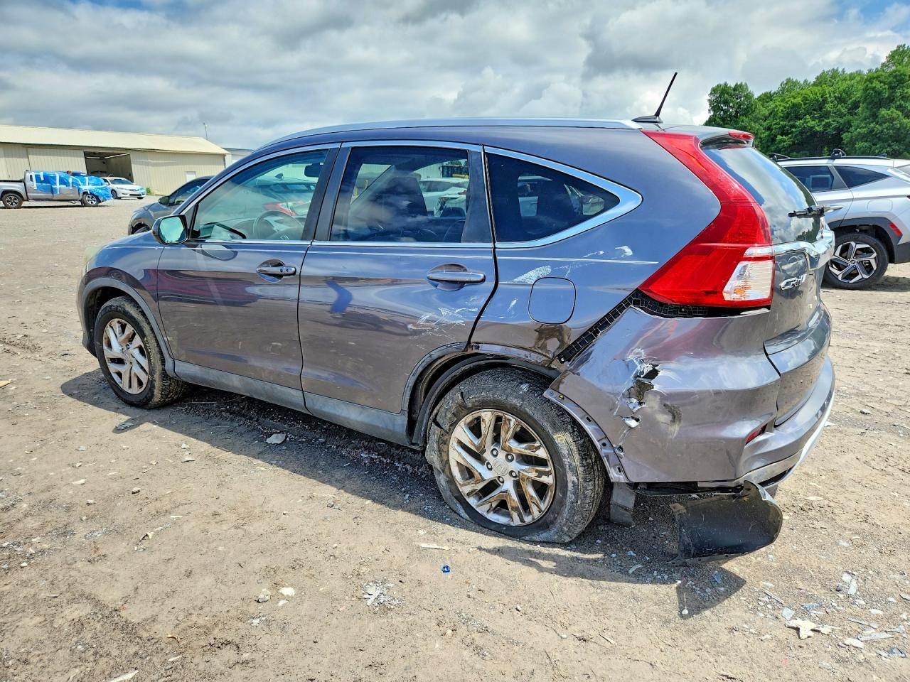 2015 Honda Cr-v Exl Gray vin: 2HKRM4H72FH699177