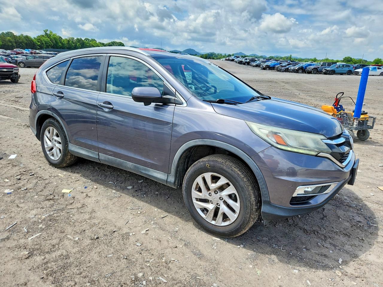 2015 Honda Cr-v Exl Gray vin: 2HKRM4H72FH699177