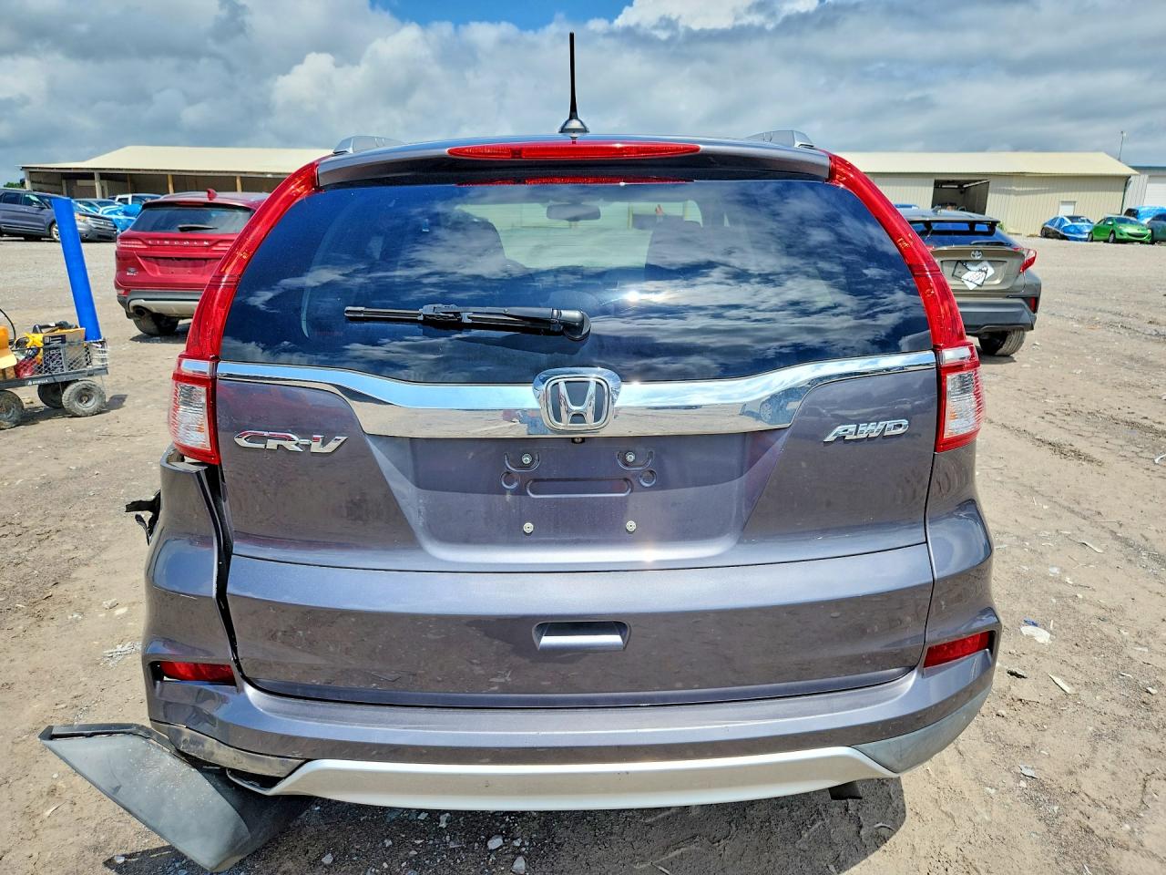 2015 Honda Cr-v Exl Gray vin: 2HKRM4H72FH699177