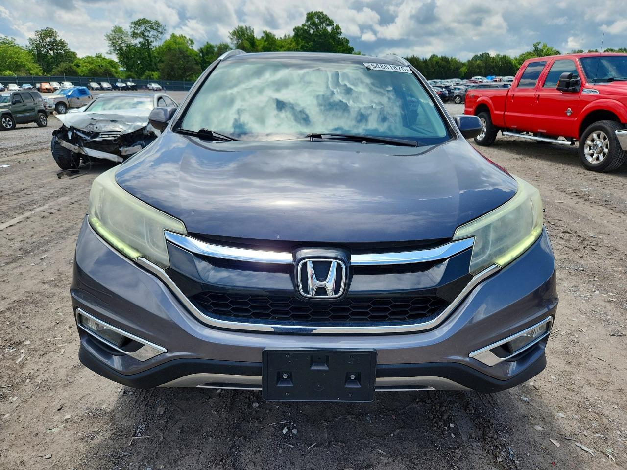 2015 Honda Cr-v Exl Gray vin: 2HKRM4H72FH699177