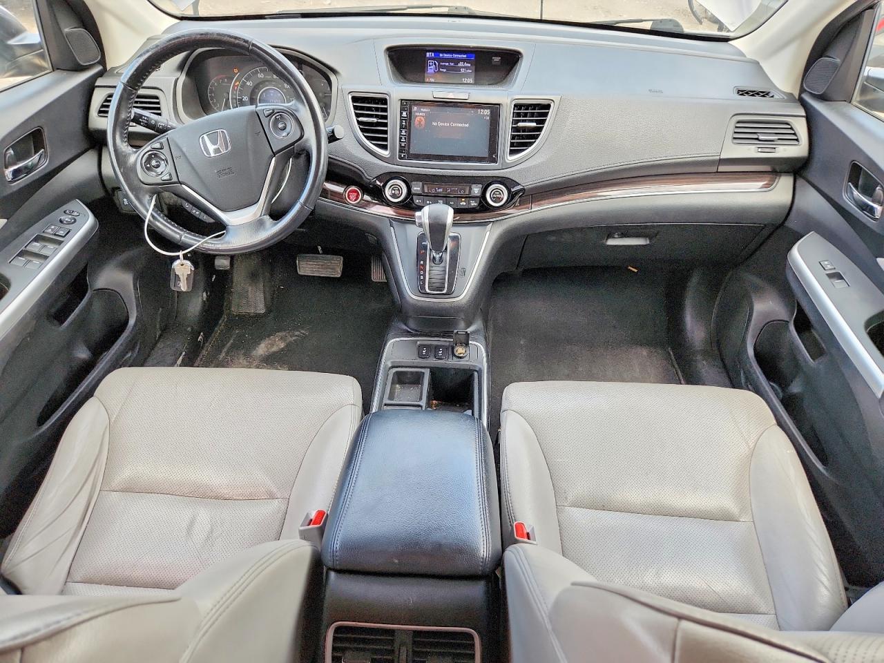 2015 Honda Cr-v Exl Gray vin: 2HKRM4H72FH699177