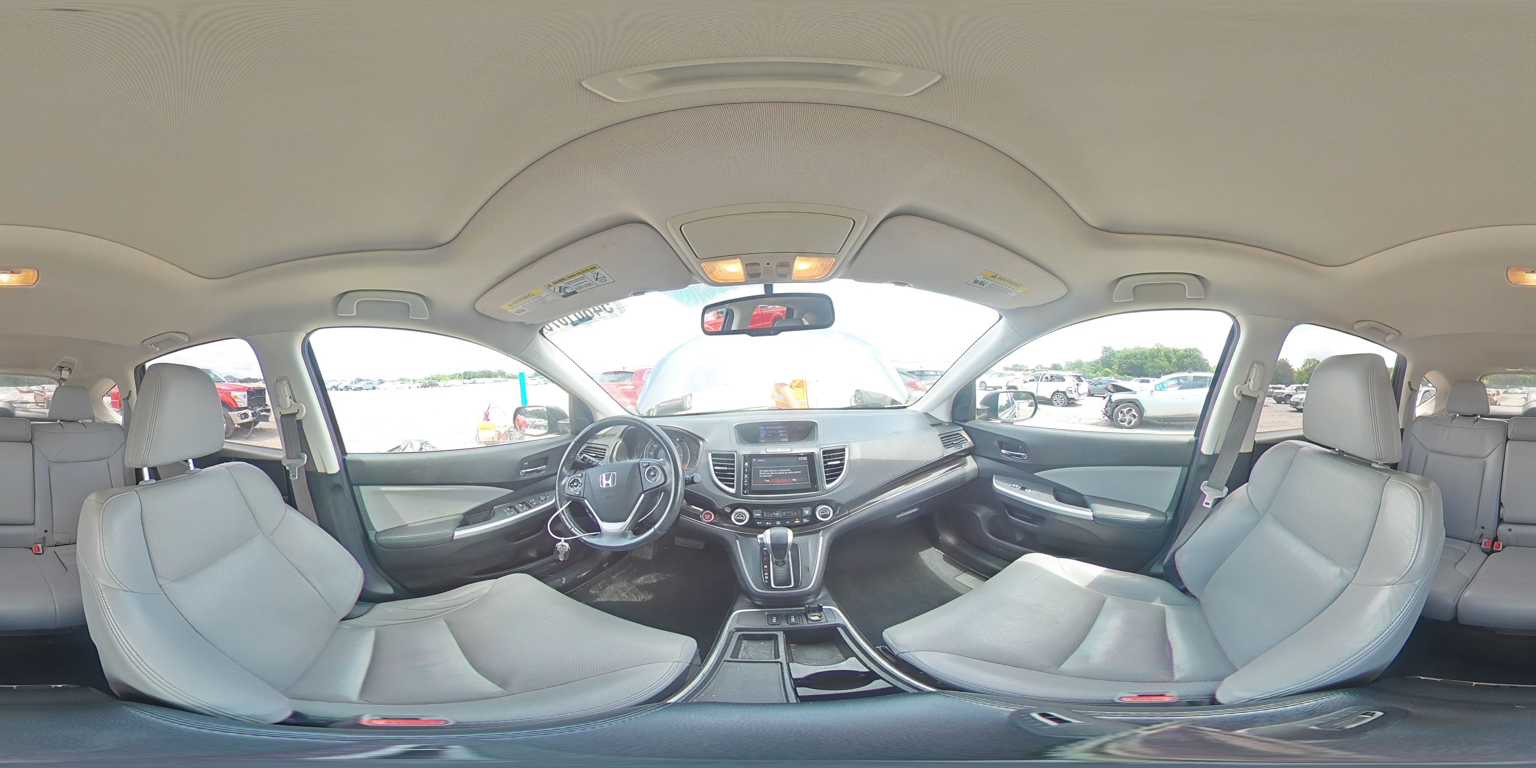 2015 Honda Cr-v Exl Gray vin: 2HKRM4H72FH699177