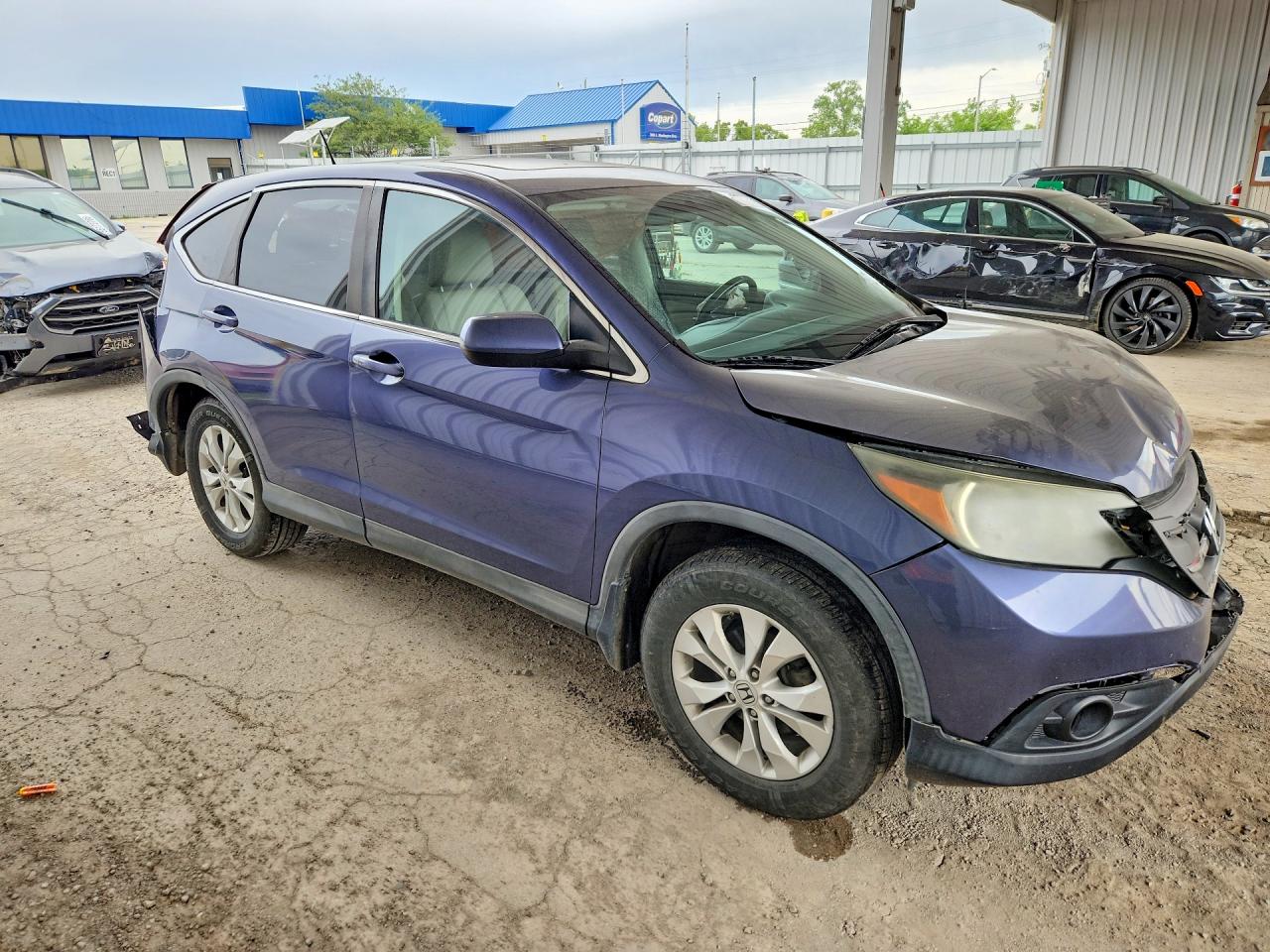 2012 Honda Cr-v Exl Синий vin: 2HKRM4H73CH104008