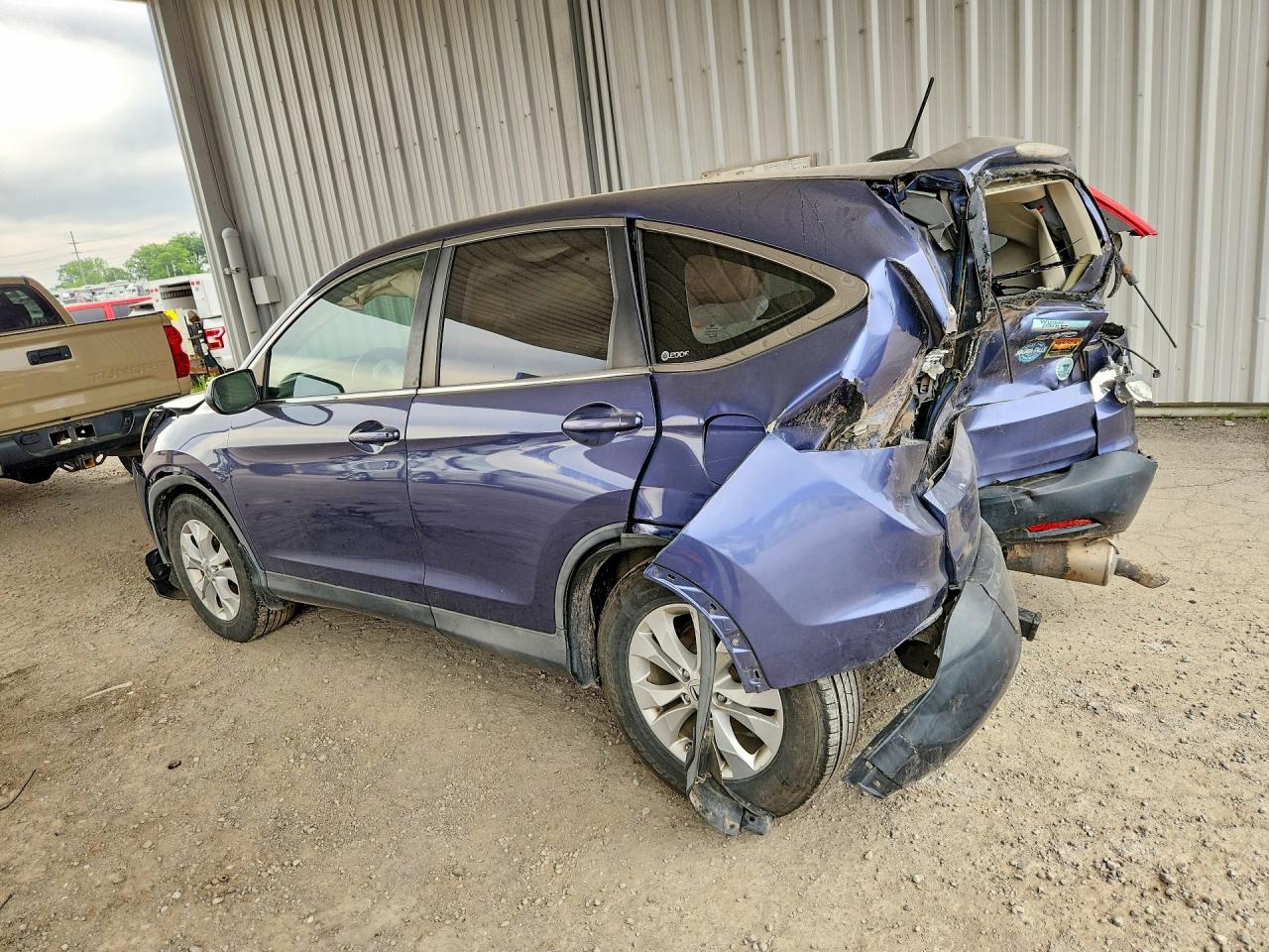 2012 Honda Cr-v Exl Синий vin: 2HKRM4H73CH104008