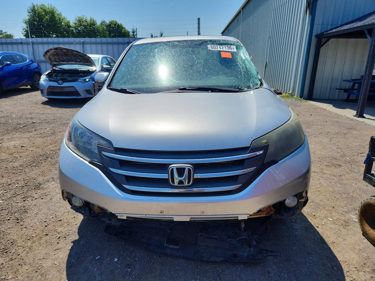 2012 Honda Cr-v Exl Silver vin: 2HKRM4H73CH107748