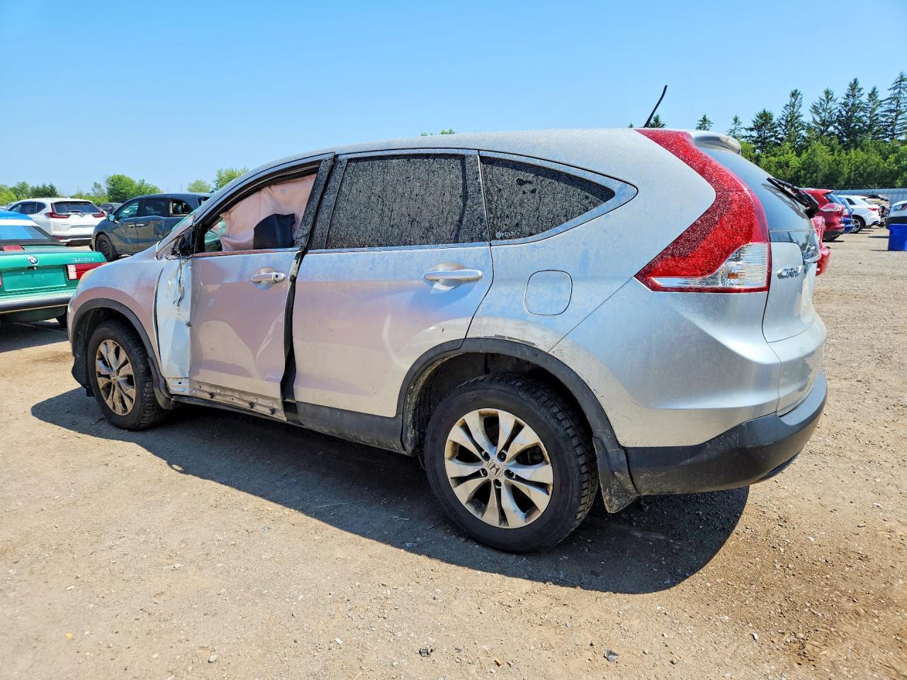 2012 Honda Cr-v Exl Silver vin: 2HKRM4H73CH107748