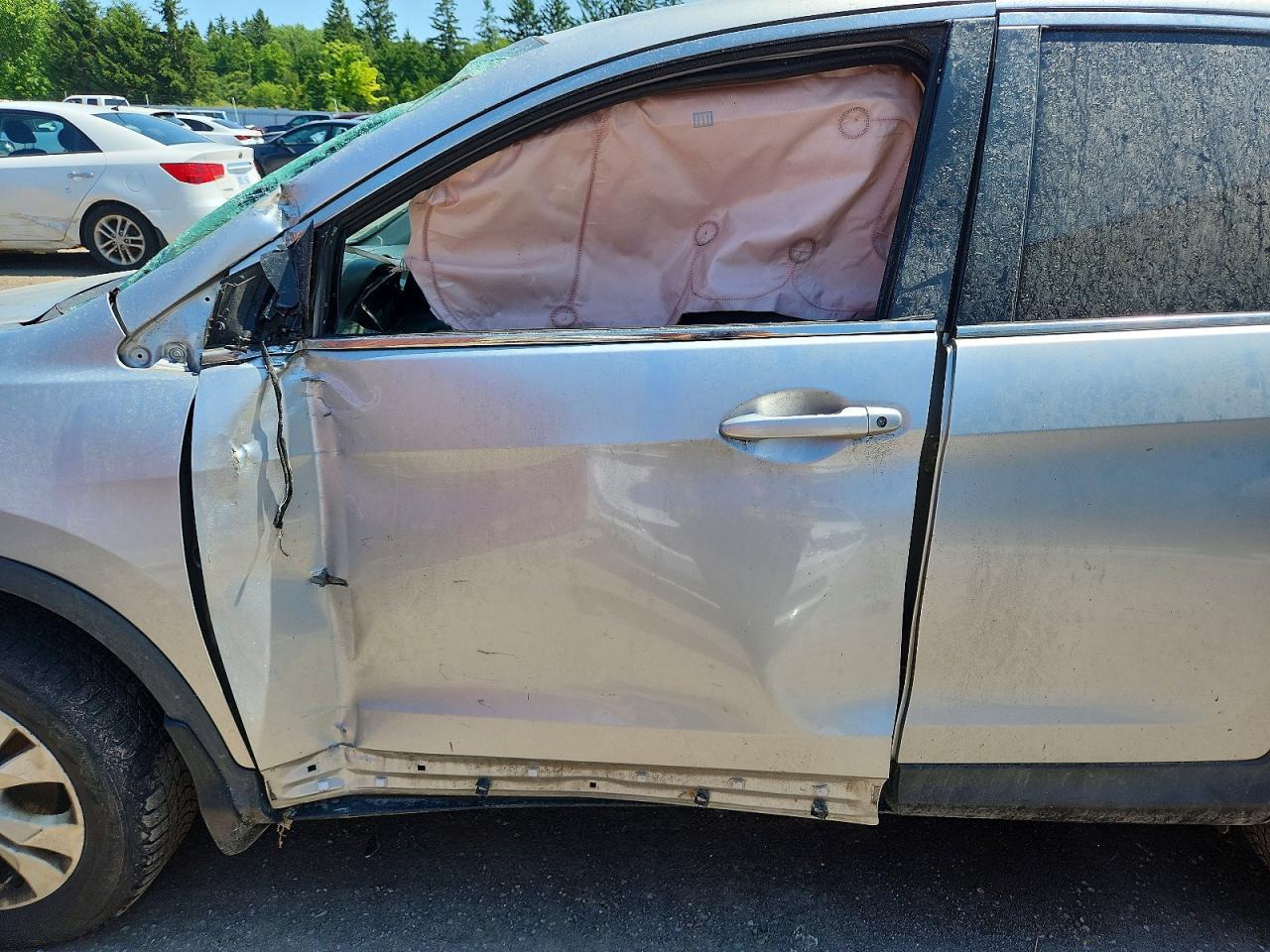 2012 Honda Cr-v Exl Silver vin: 2HKRM4H73CH107748
