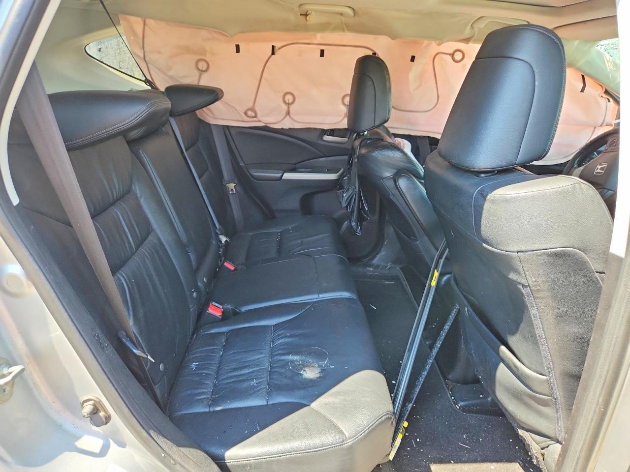 2012 Honda Cr-v Exl Silver vin: 2HKRM4H73CH107748