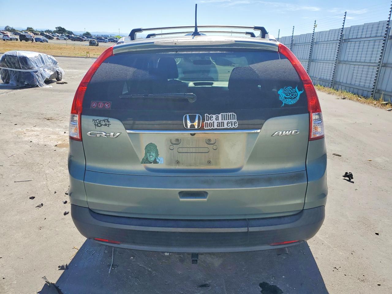 2012 Honda Cr-v Exl Green vin: 2HKRM4H73CH632373
